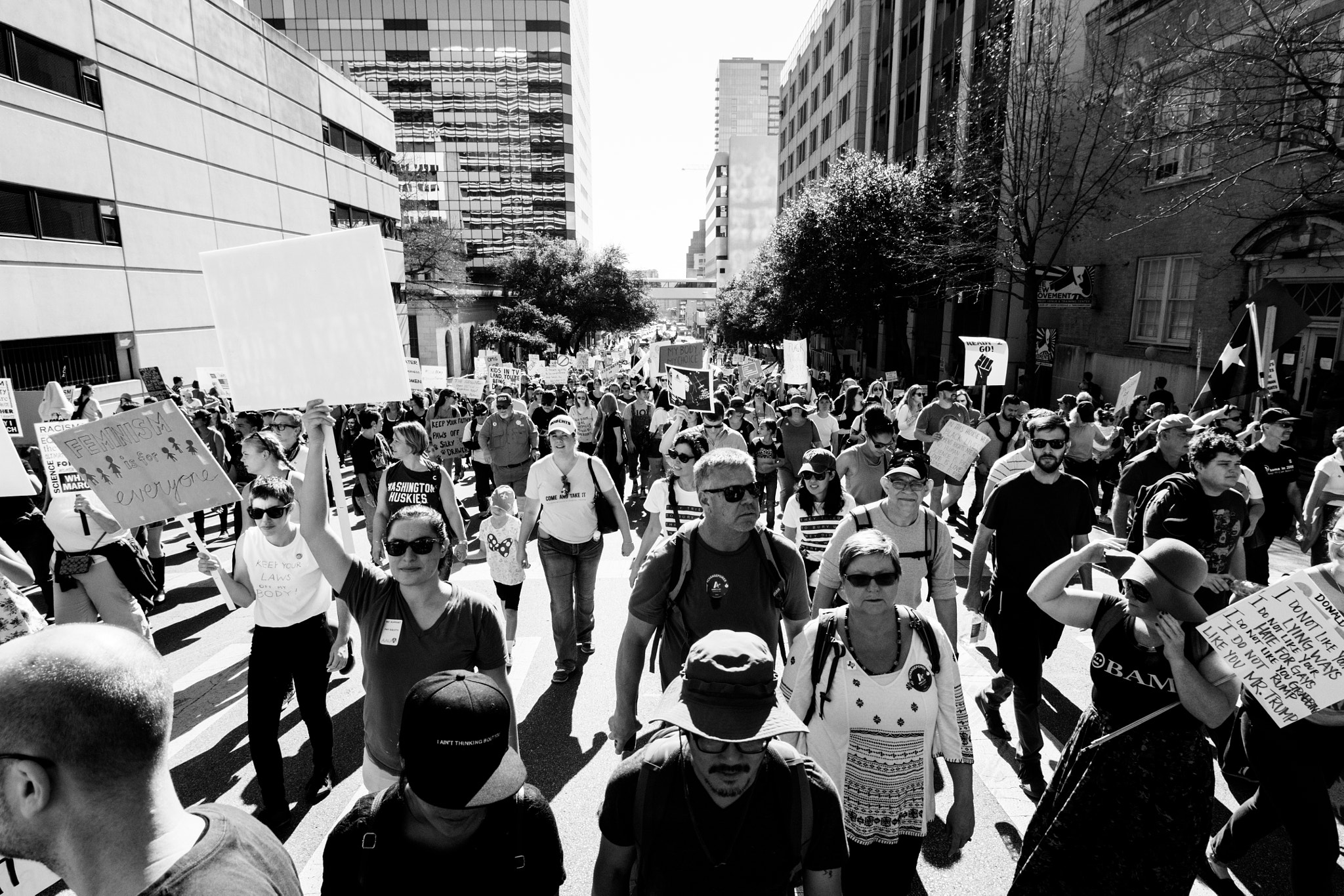 Canon EOS 60D sample photo. Women's march photography