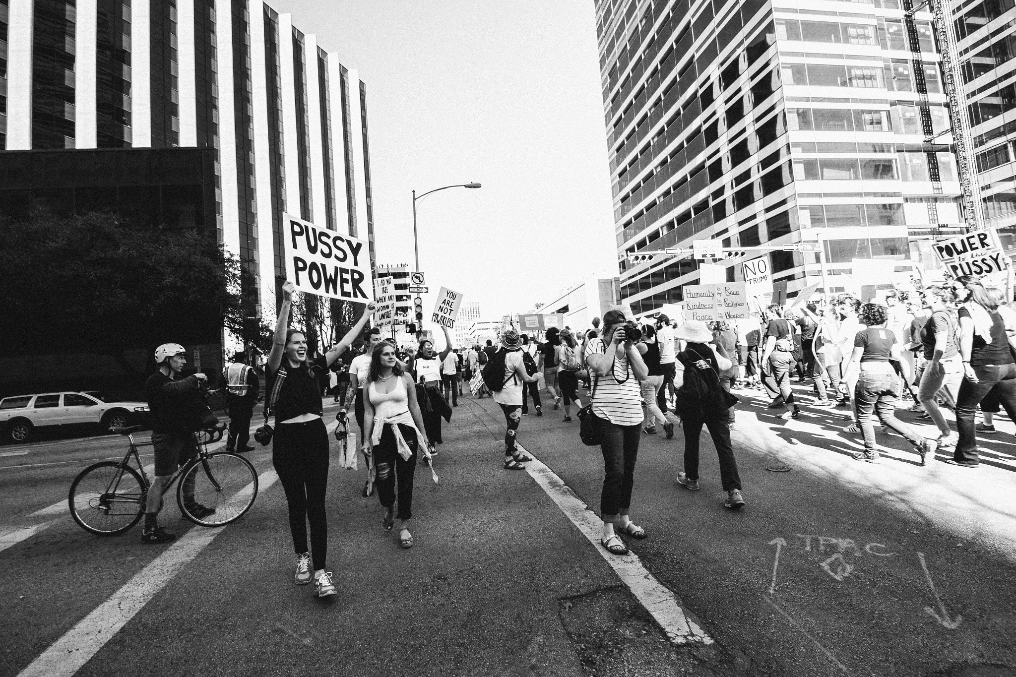 Canon EOS 60D sample photo. Women's march in austin photography