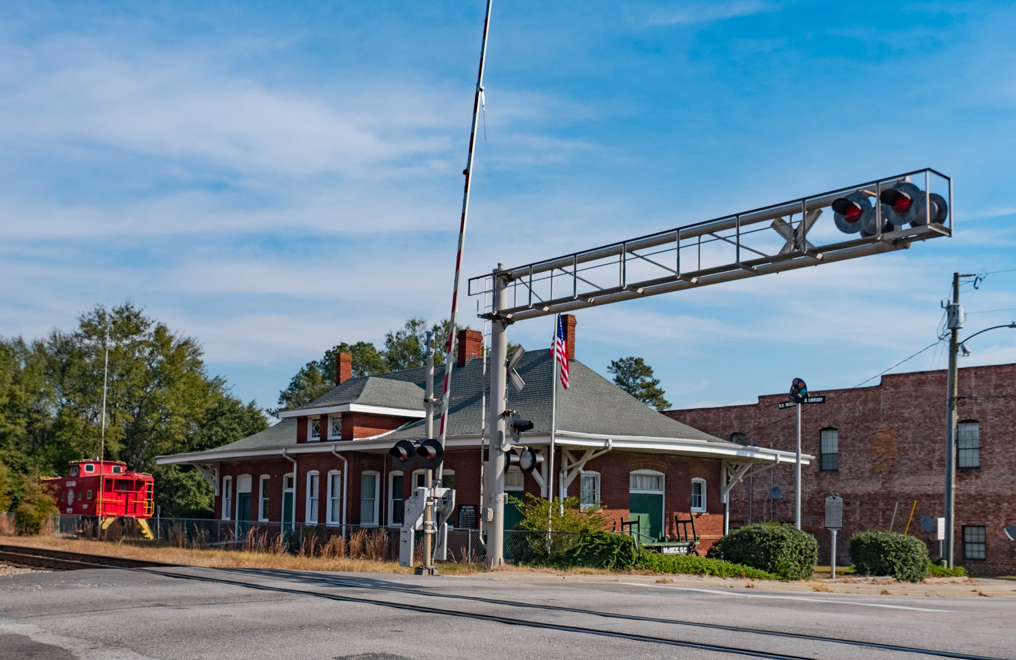 Fujifilm X-T2 sample photo. Mcbee sc train station photography