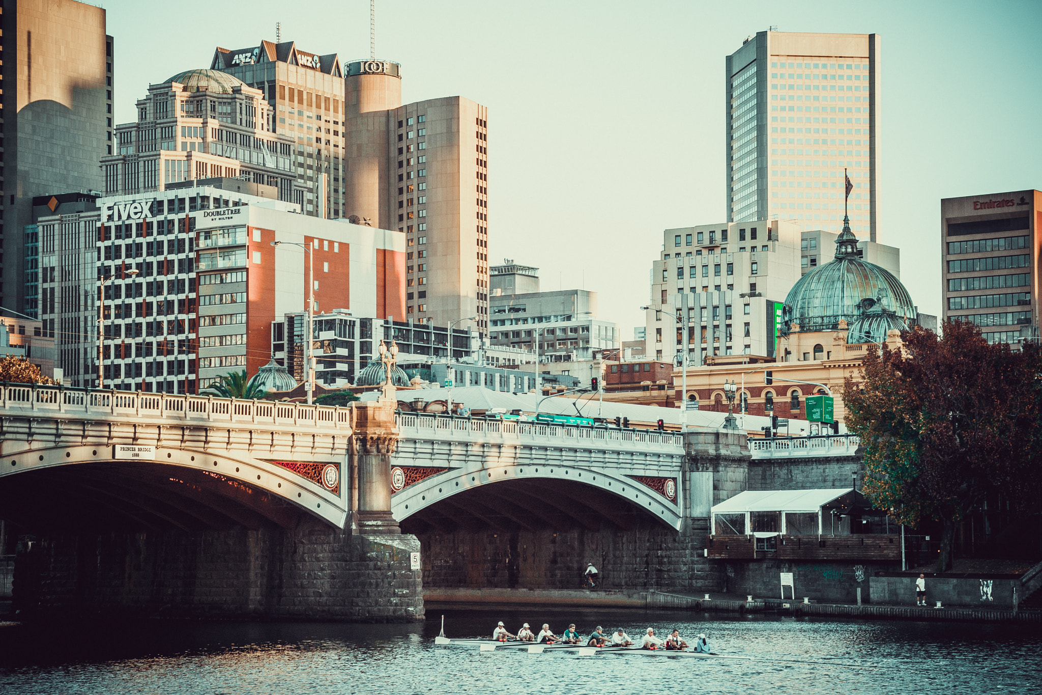 Nikon AF Nikkor 50mm F1.8D sample photo. Morning by the yarra photography