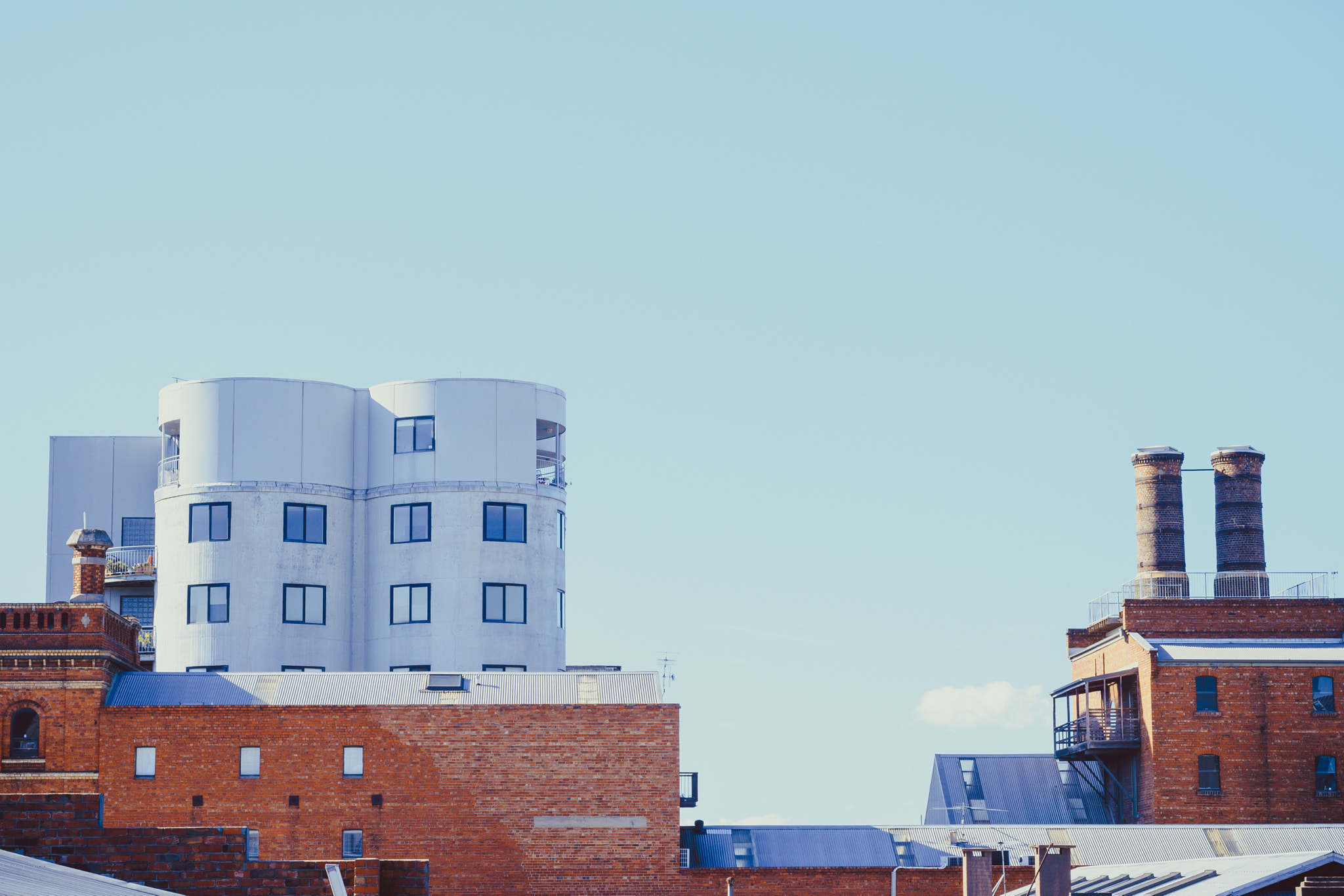 Nikon AF Nikkor 50mm F1.8D sample photo. Balcony view in west melbourne photography