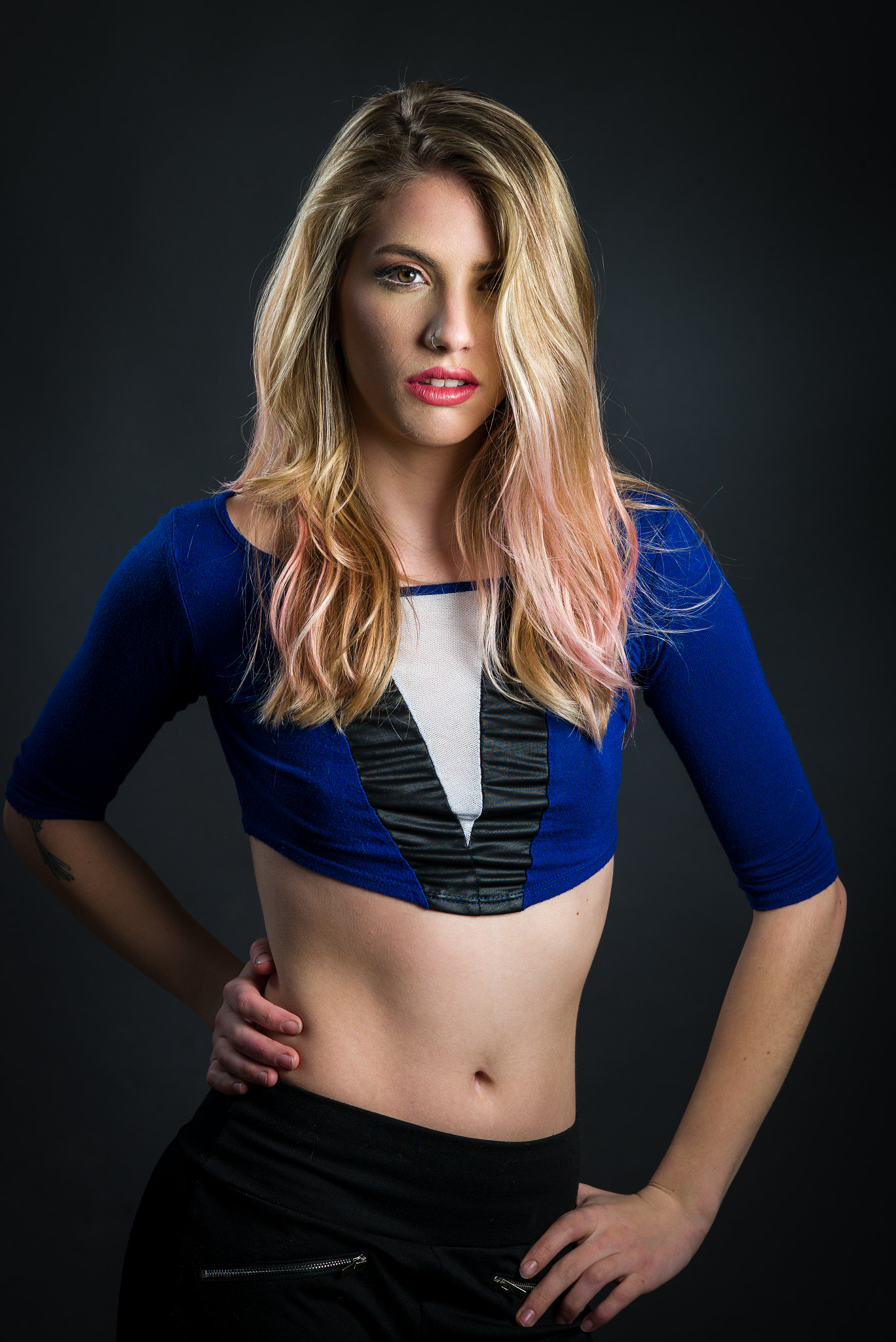 Leica APO-Summicron-M 90mm F2 ASPH sample photo. Cassie in blue photography