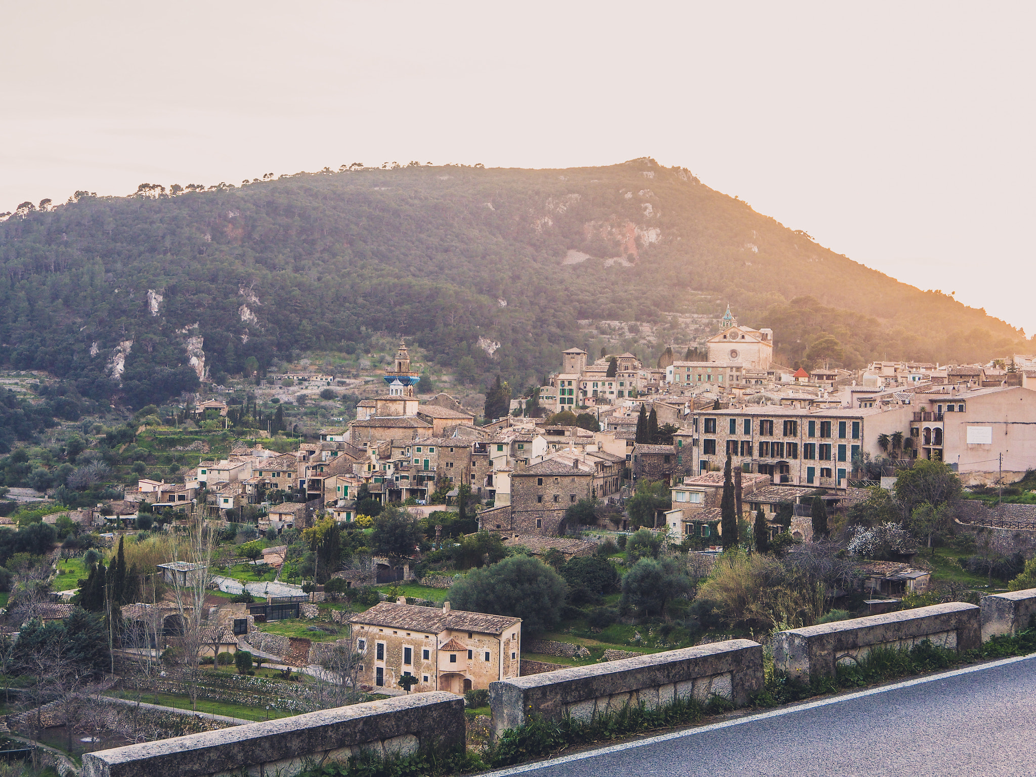 Olympus OM-D E-M10 II + LUMIX G 25/F1.7 sample photo. Driving through valldemosa, mallorca, spain photography