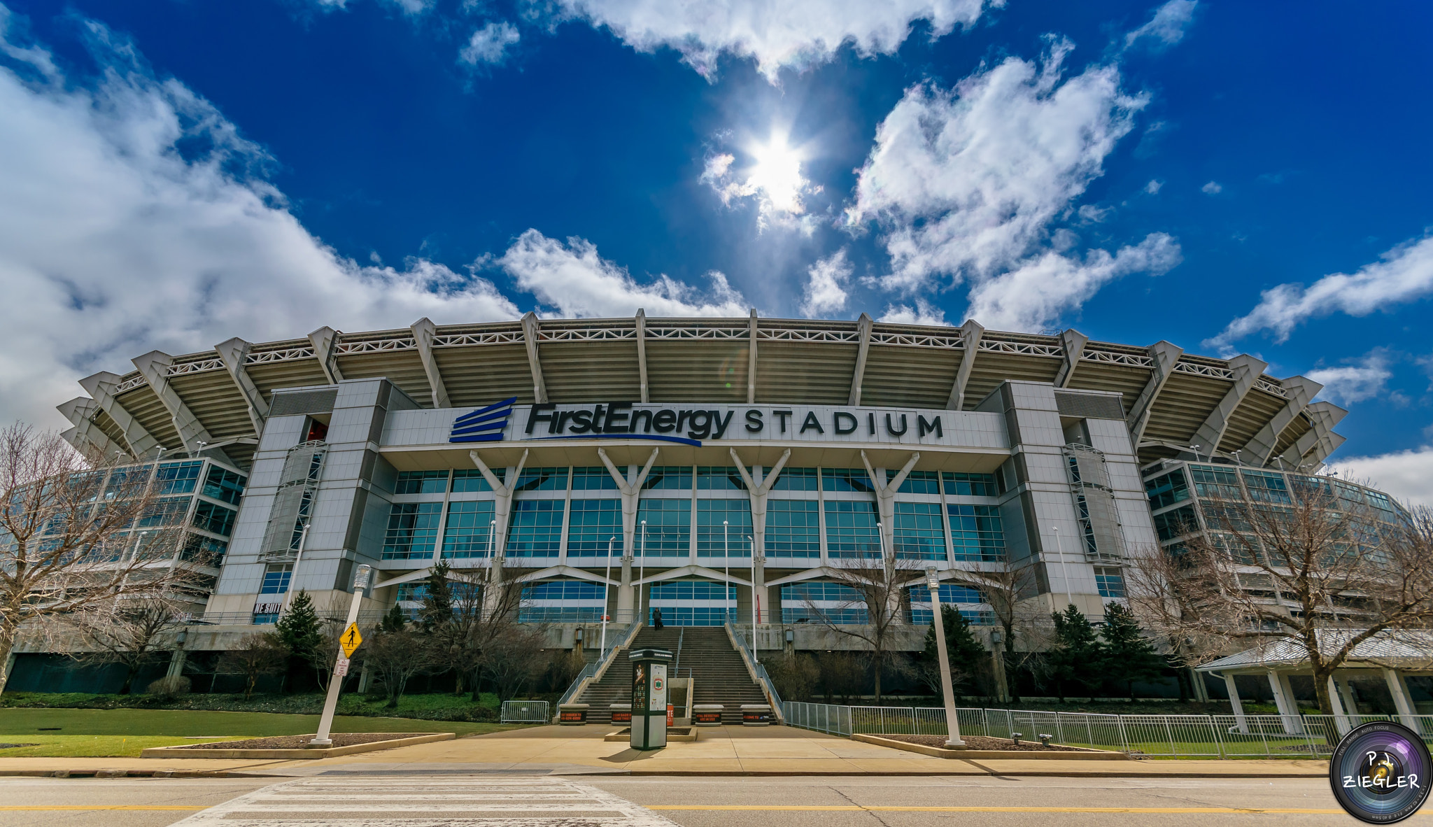 Nikon D5300 + Sigma 10-20mm F4-5.6 EX DC HSM sample photo. Firstenergy stadium-home of the cleveland browns. photography