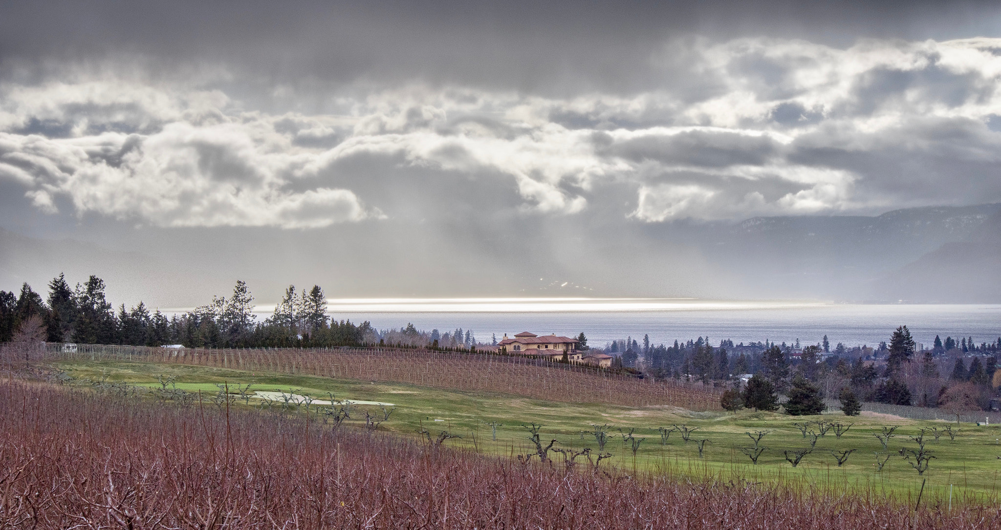Canon EF-S 55-250mm F4-5.6 IS II sample photo. Kelowna winery in bc canada photography