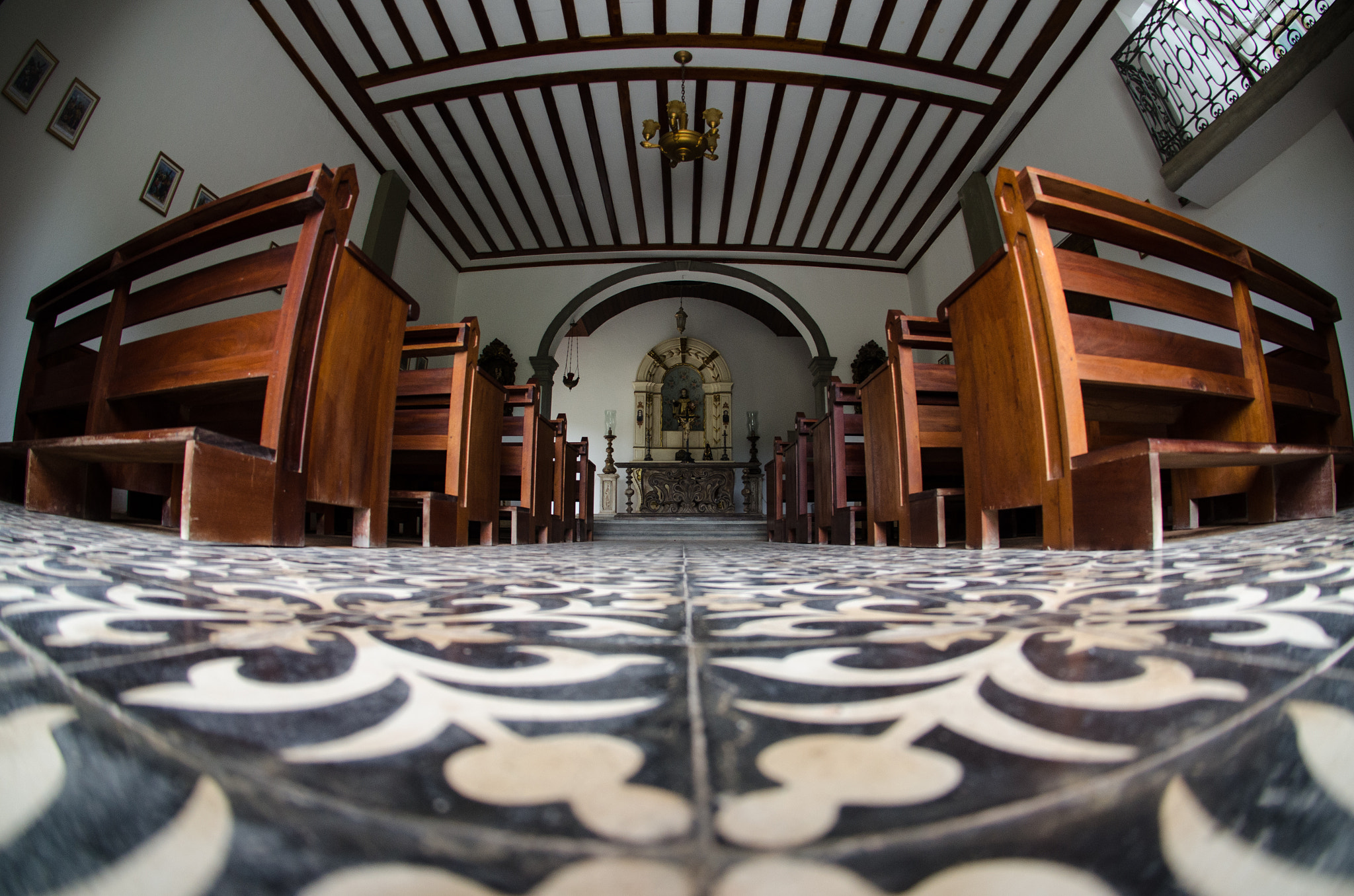 Sigma 10mm F2.8 EX DC HSM Diagonal Fisheye sample photo. View from the chapel of the ground floor photography