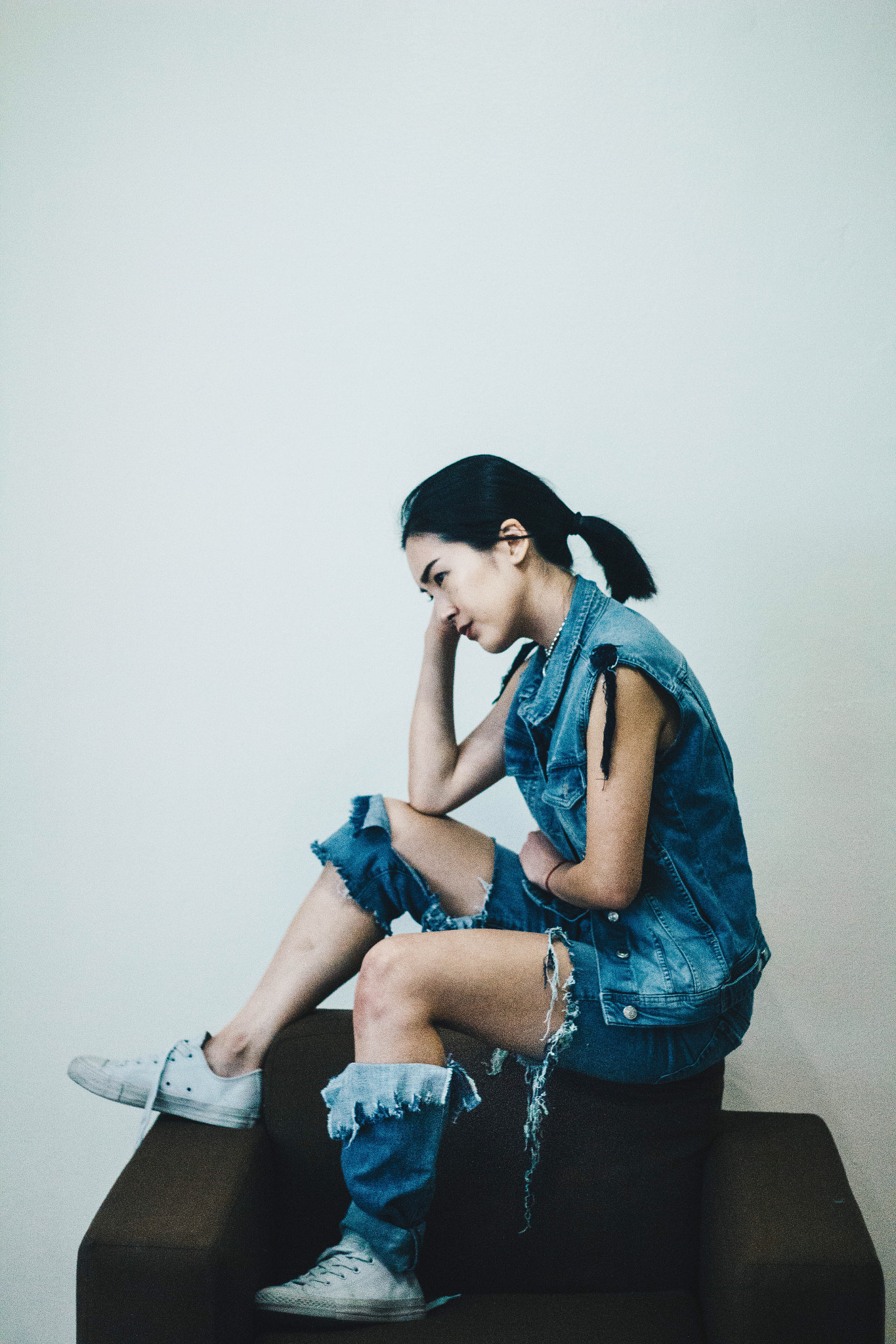 Canon EF 50mm F1.8 II sample photo. Denim photography