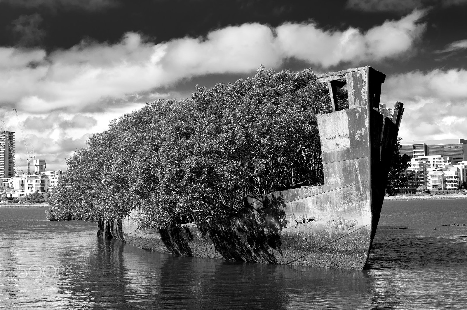 Nikon D700 sample photo. Abandoned ship photography