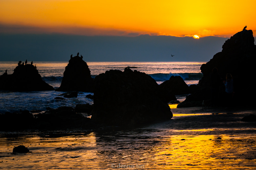 Nikon D70s + AF Zoom-Nikkor 35-70mm f/2.8D sample photo. Seascape silhouette photography