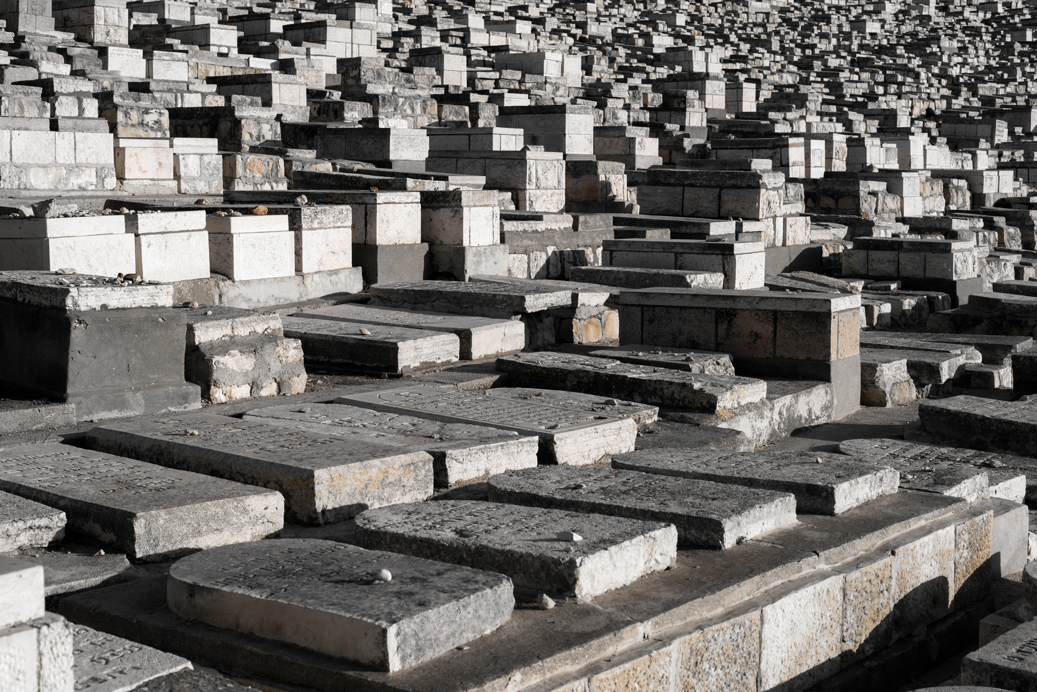 Nikon D800E + Nikon AF Nikkor 50mm F1.4D sample photo. Mount of olives jewish cemetery photography