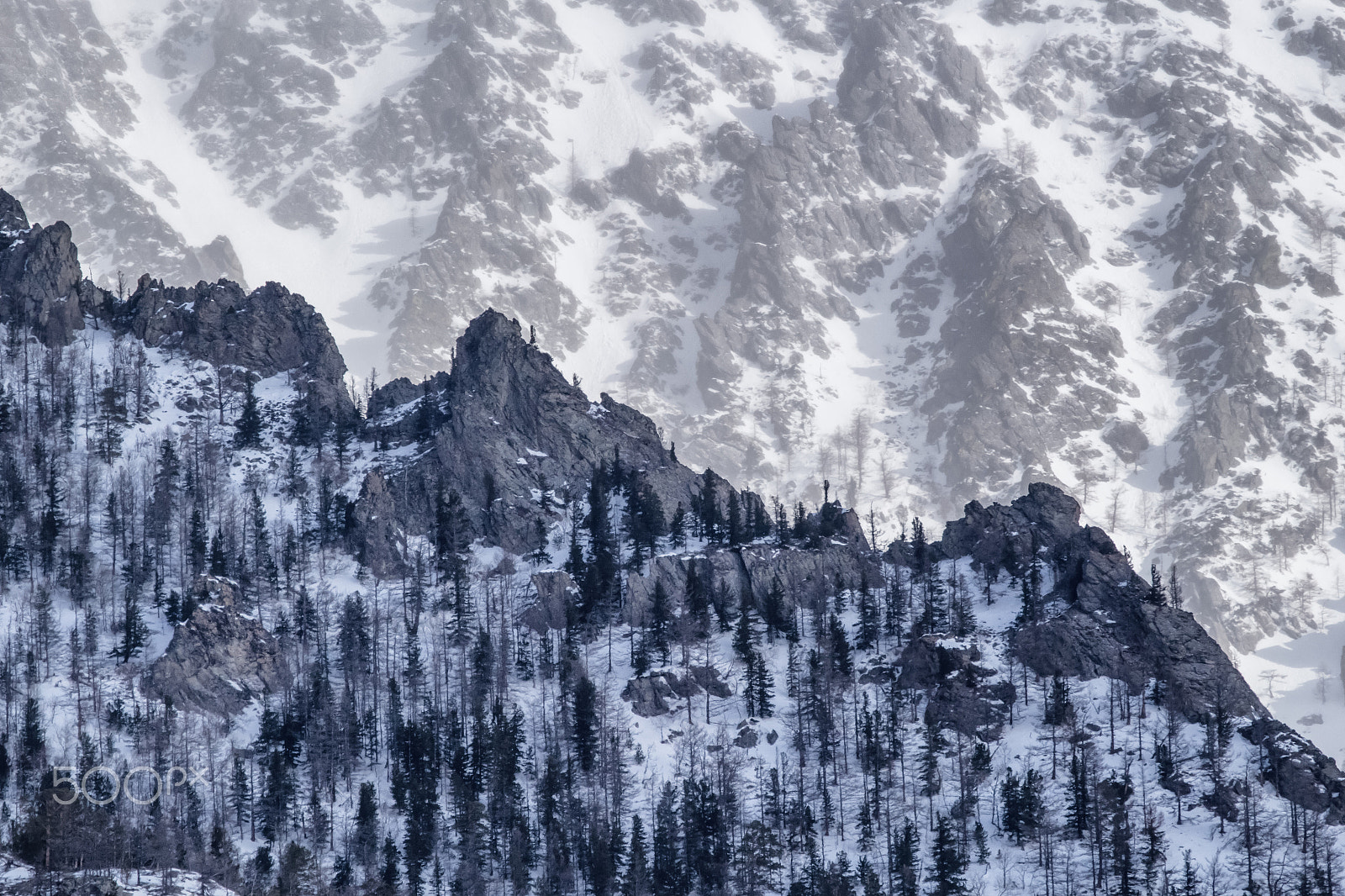 Canon EF 100-400mm F4.5-5.6L IS USM sample photo. Mountain contrasts photography