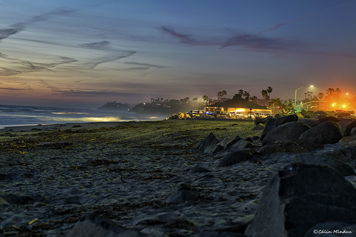 Nikon D5300 + Sigma 18-35mm F1.8 DC HSM Art sample photo. Dusk on the beach photography