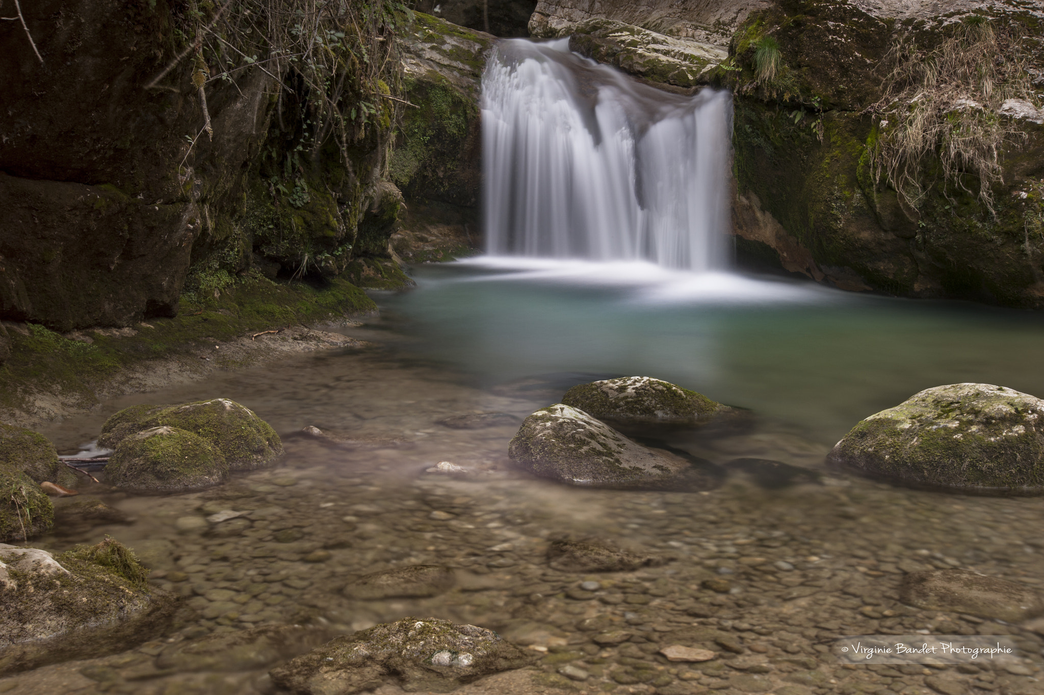 Nikon D700 sample photo. Vasque d'eau turquoise, vercors photography