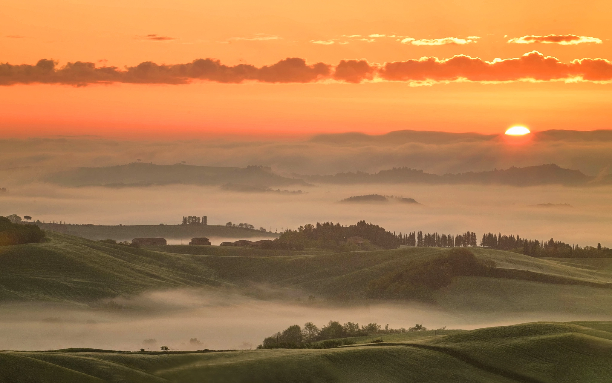 Nikon D7000 sample photo. Tuscan sunrise photography