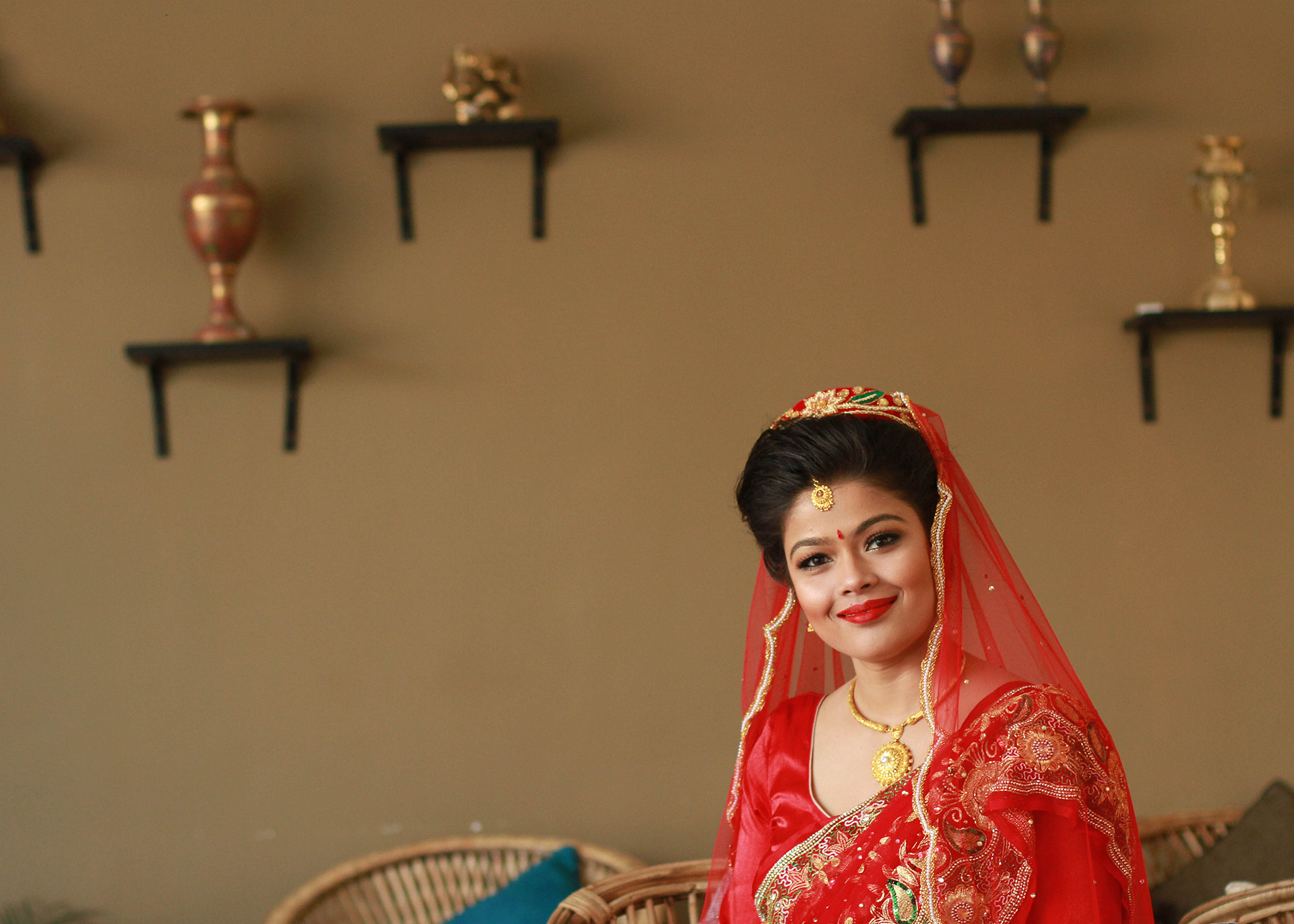 Canon EOS 7D + Canon EF 50mm F1.4 USM sample photo. Nepali wedding photography