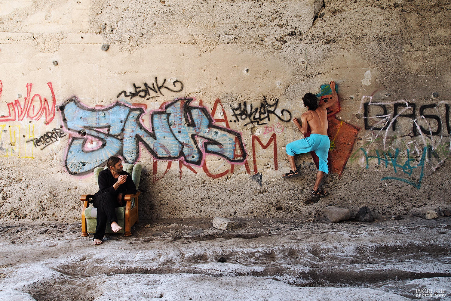 Olympus OM-D E-M5 sample photo. Underpass, tenerife photography