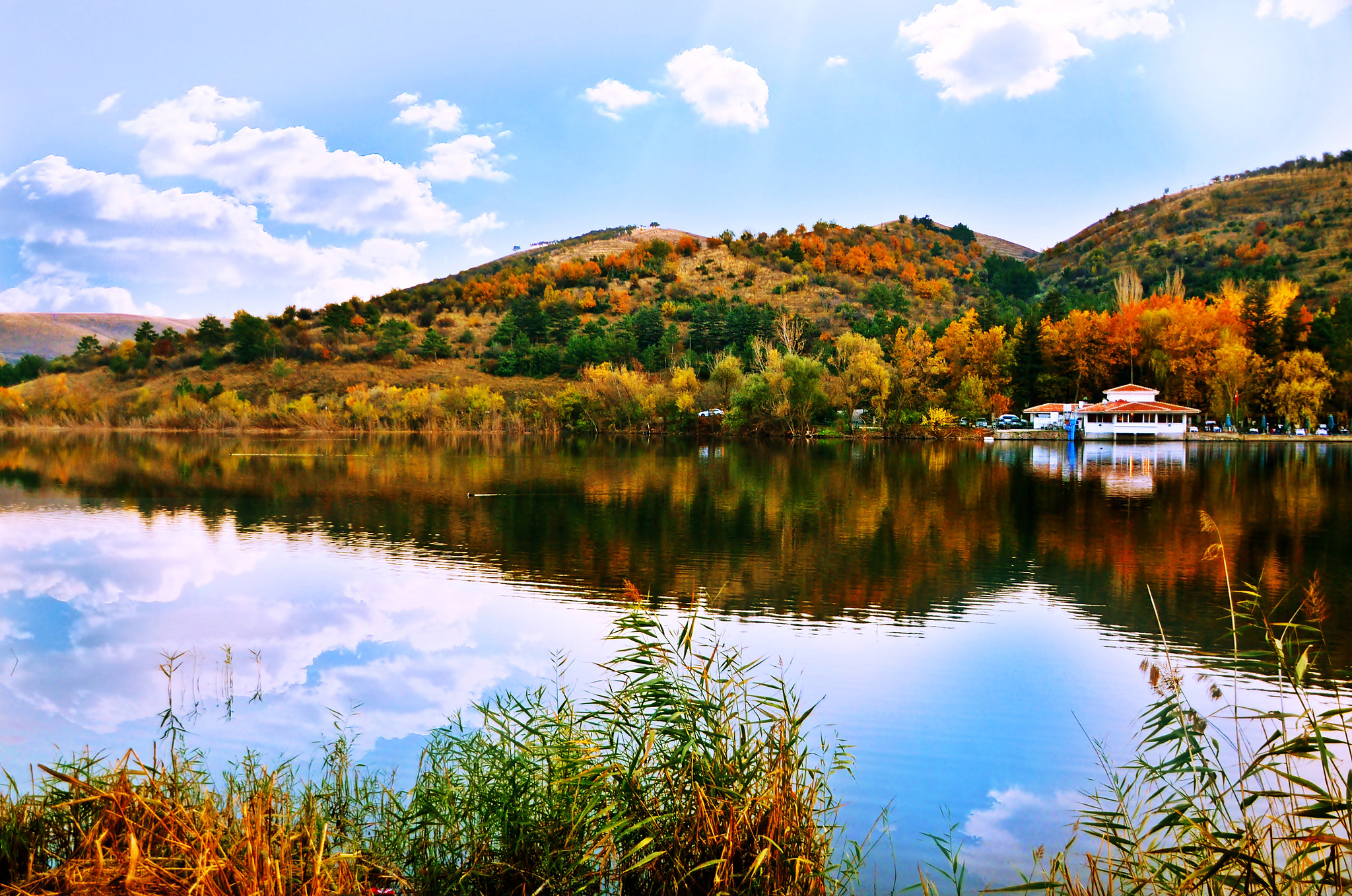 Nikon D7000 + Nikon AF Nikkor 180mm F2.8D ED-IF sample photo. Eymir lake ankara photography