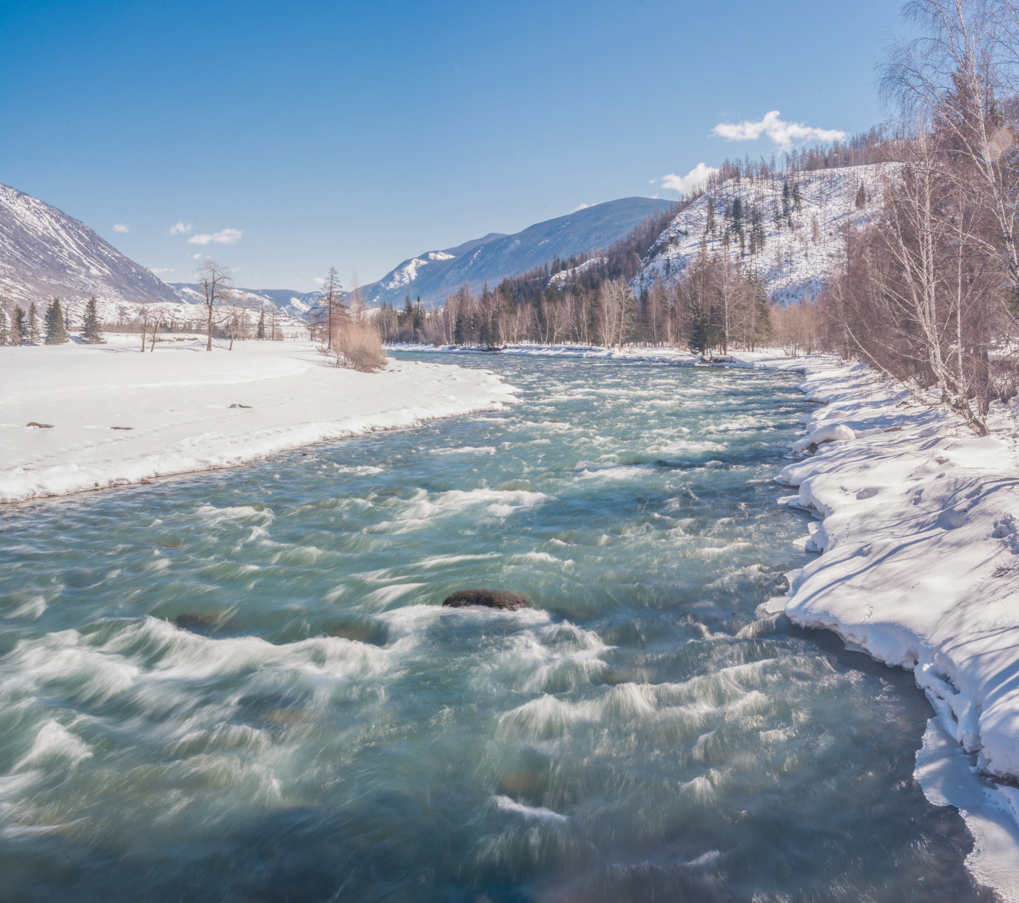 Nikon D7100 + Nikon AF Nikkor 24-85mm F2.8-4D IF sample photo. Chuya river photography