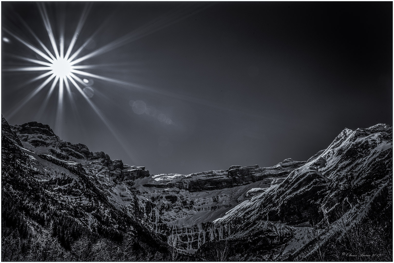 Sigma 24-70mm F2.8 EX DG HSM sample photo. Cirque de gavarnie photography