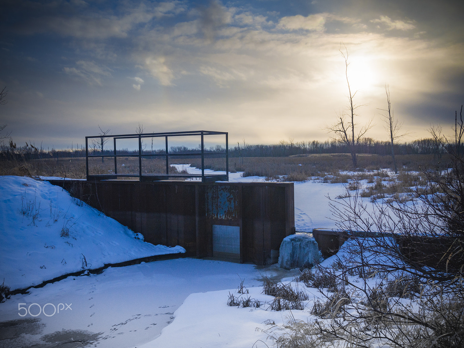 Olympus PEN E-PL5 sample photo. Winter landscape photography