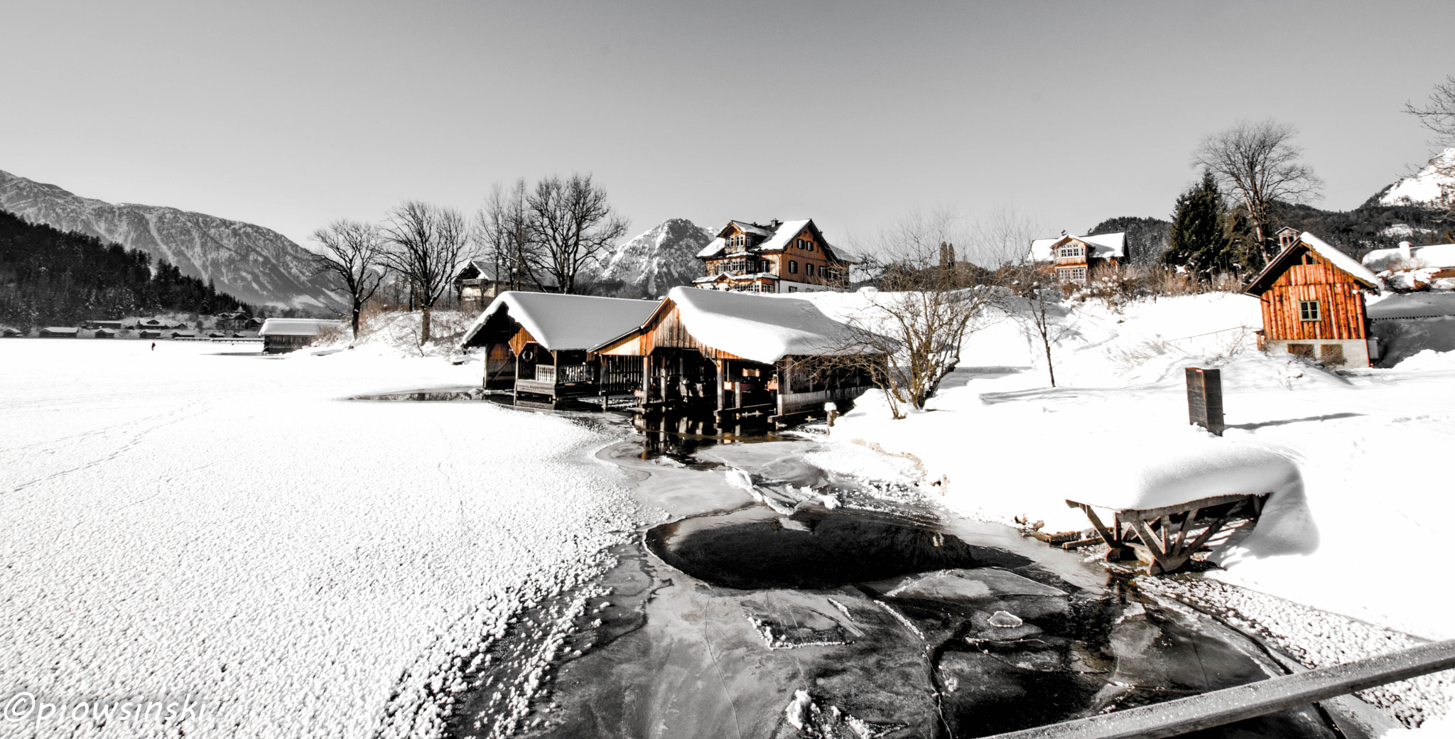 Nikon D5300 sample photo. Fishing huts photography