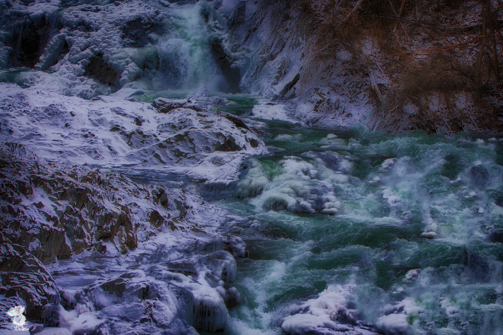 Sony E 55-210mm F4.5-6.3 OSS sample photo. Waterfall photography