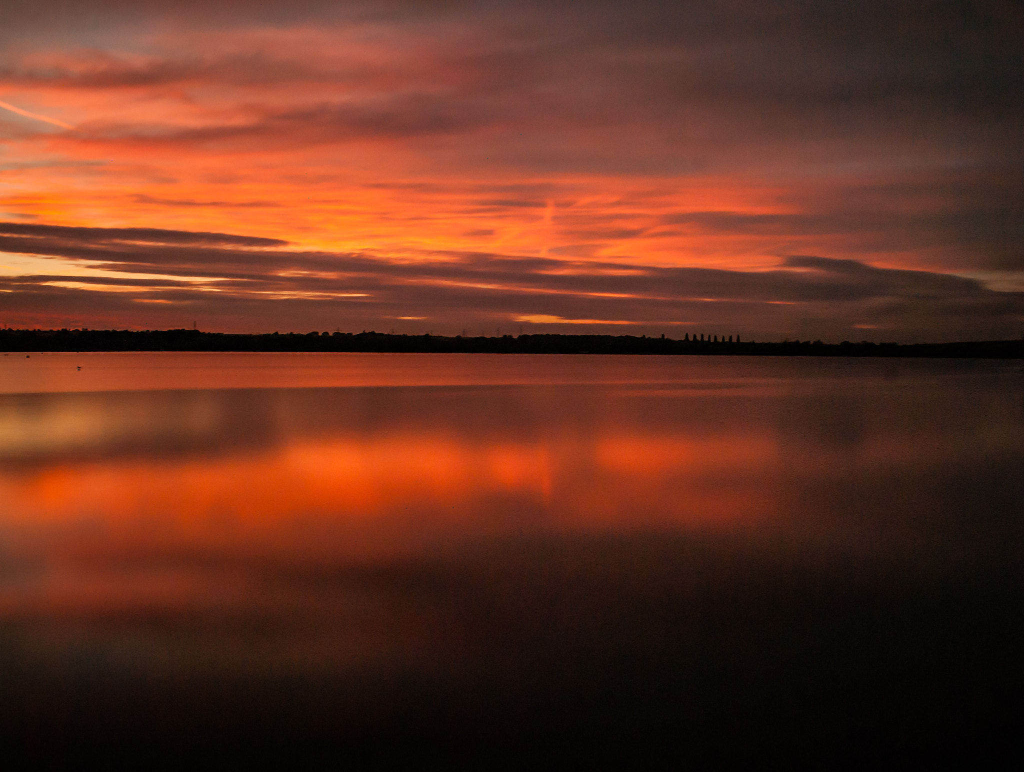 Nikon D80 sample photo. Red sky at night photography