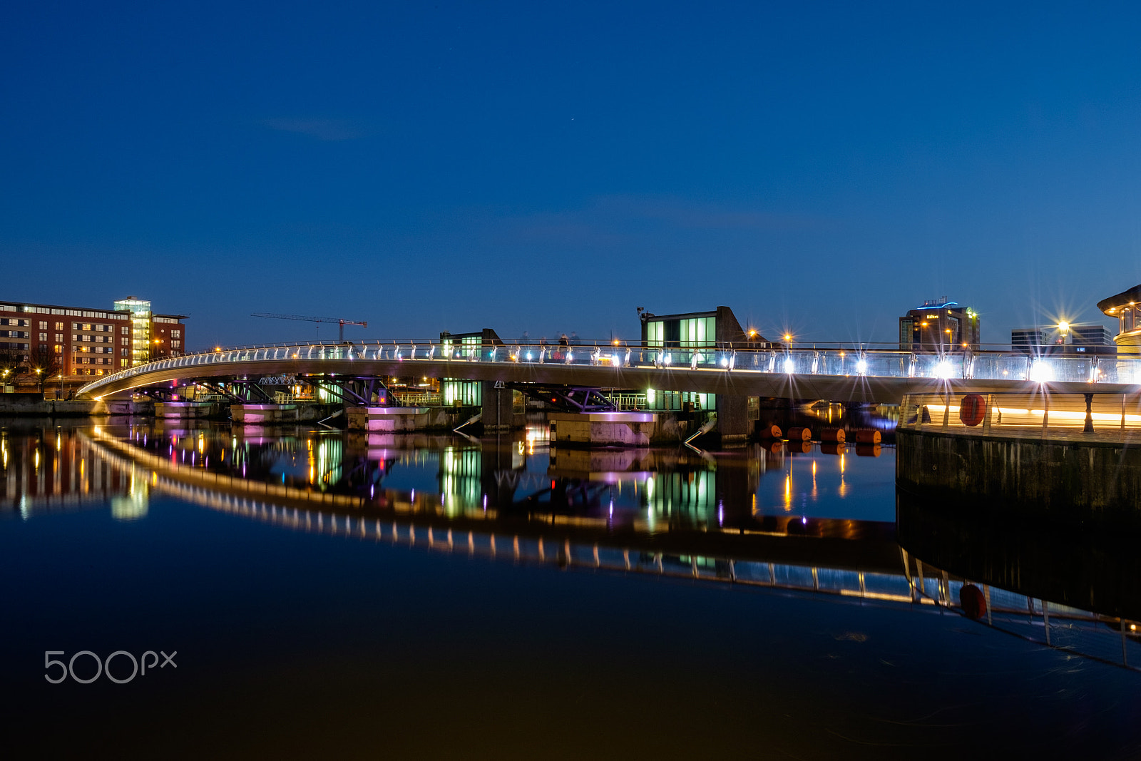 Fujifilm X-T1 sample photo. Lagan weir footbridge belfast winter photography