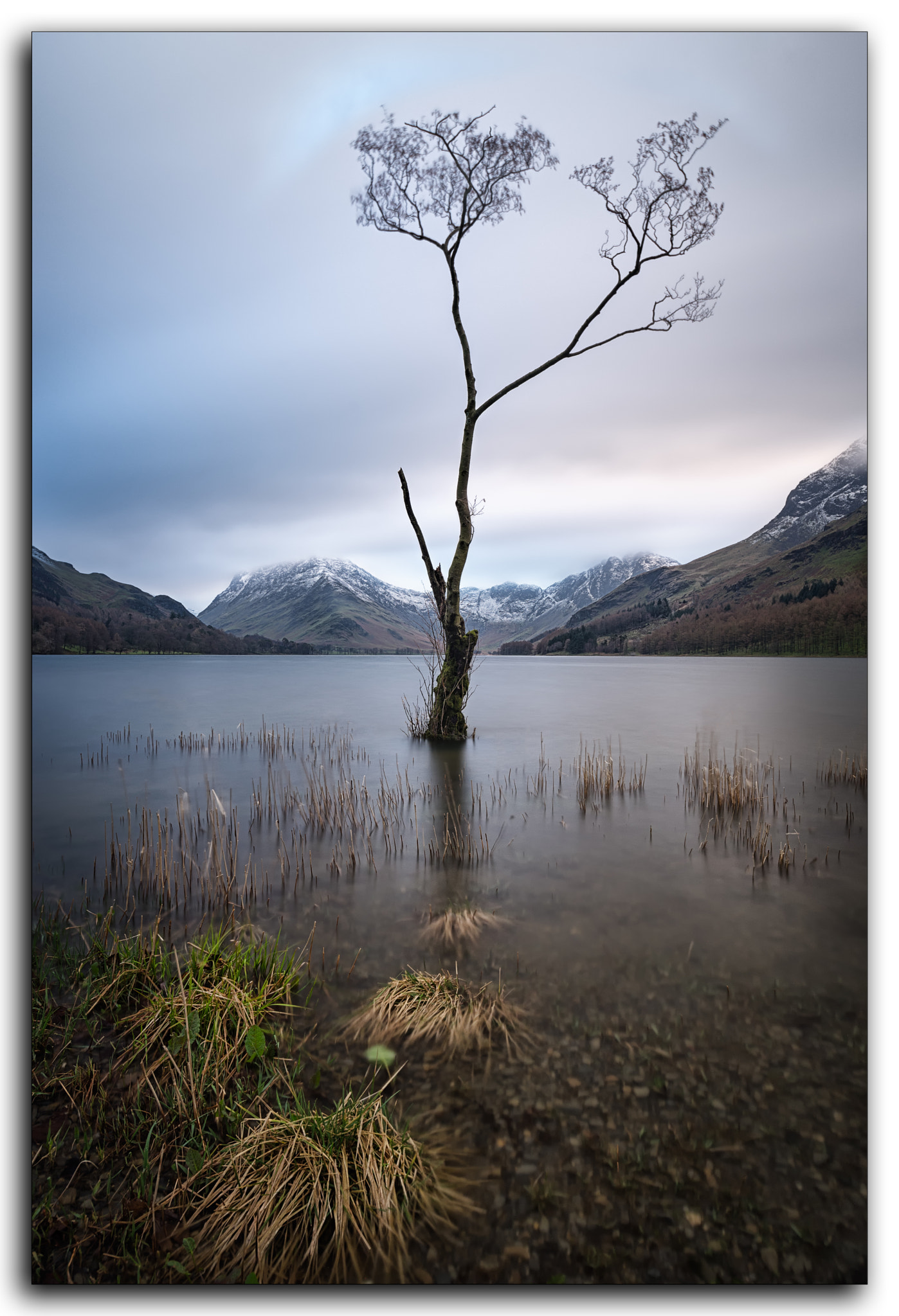 Nikon D610 sample photo. Grey morning at buttermere. photography