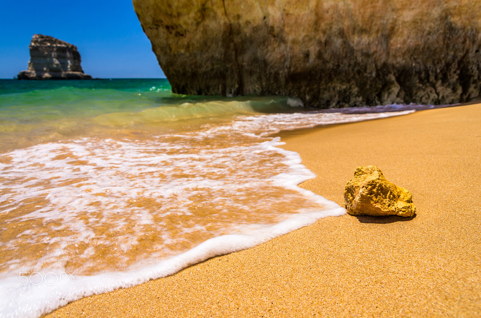 Pentax K-5 sample photo. Beaches in the algarve photography