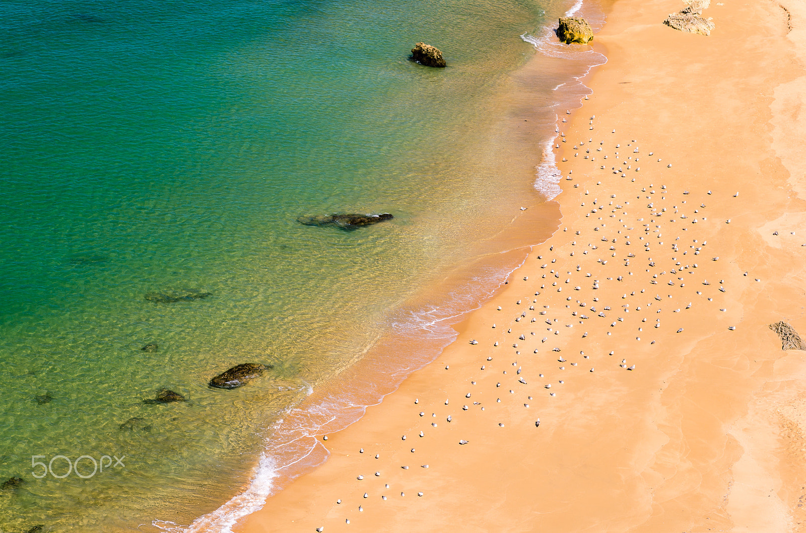 Pentax K-5 sample photo. Beaches in the algarve photography