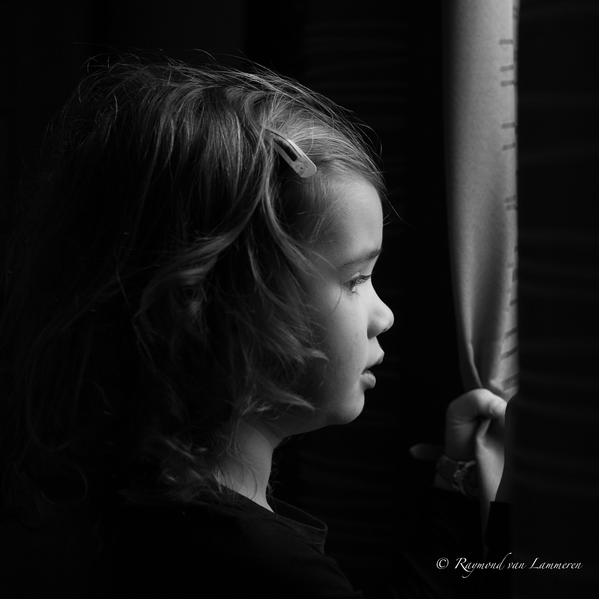 Canon EOS 5D sample photo. Jill bw curtain photography