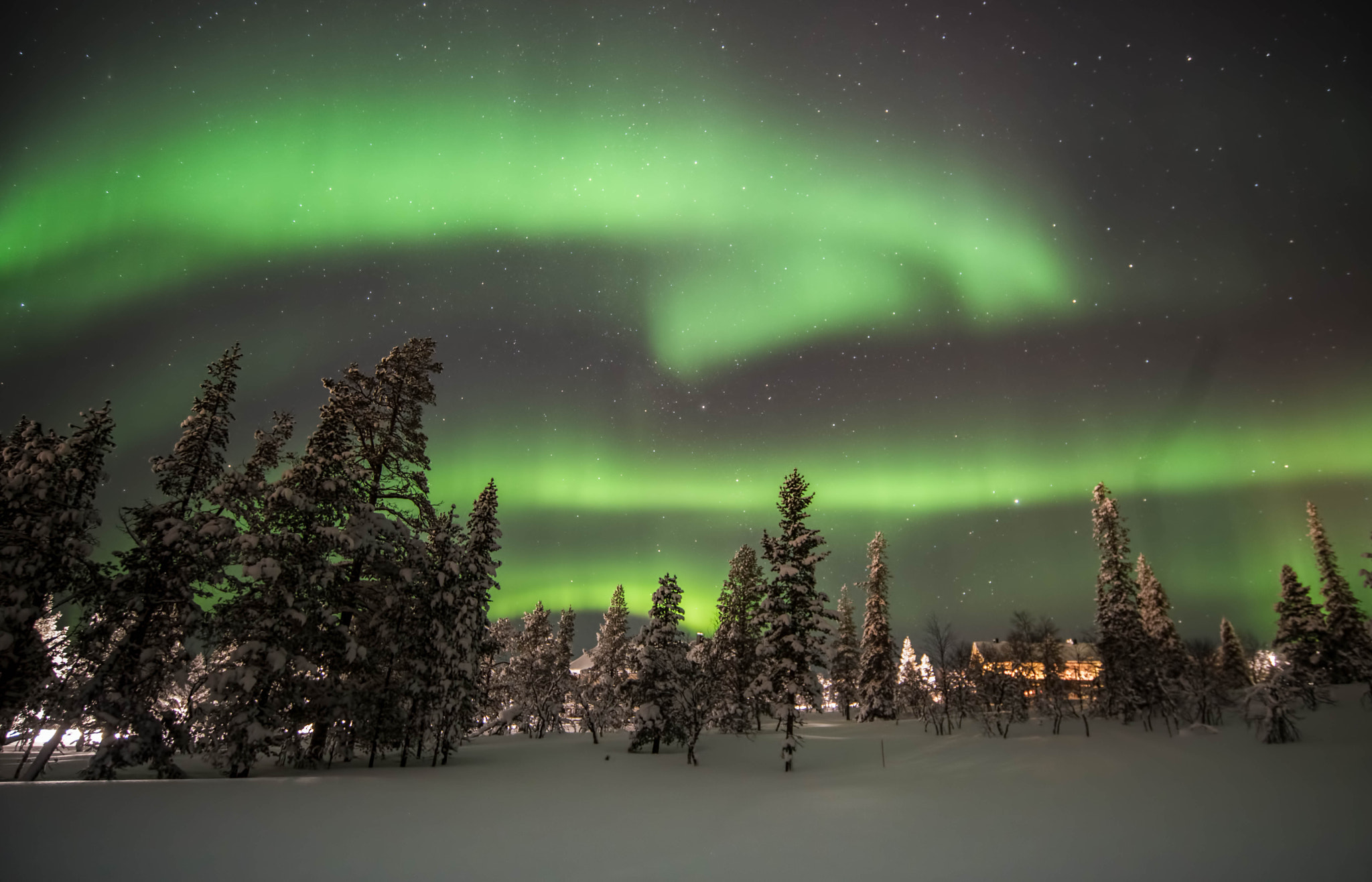 Nikon D750 sample photo. Saariselkä nights. photography