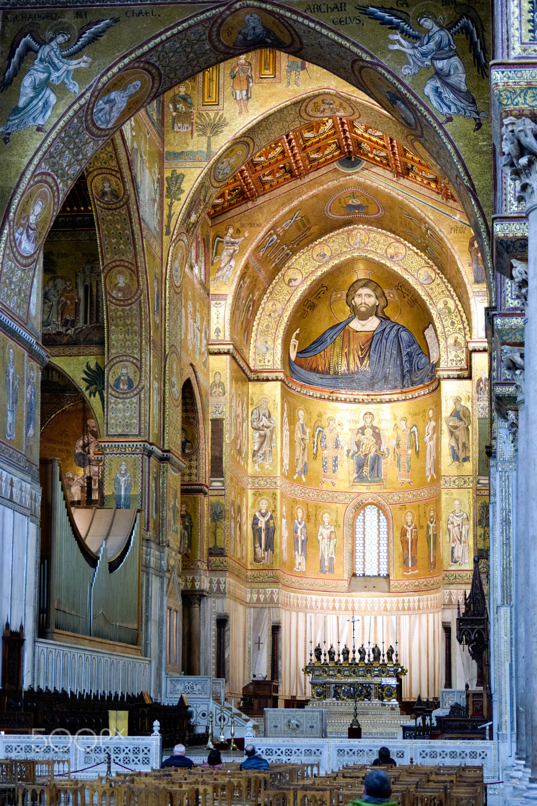 Sigma 17-50mm F2.8 EX DC OS HSM sample photo. Monreale, kathedrale, hauptapsis, christus pantokr photography