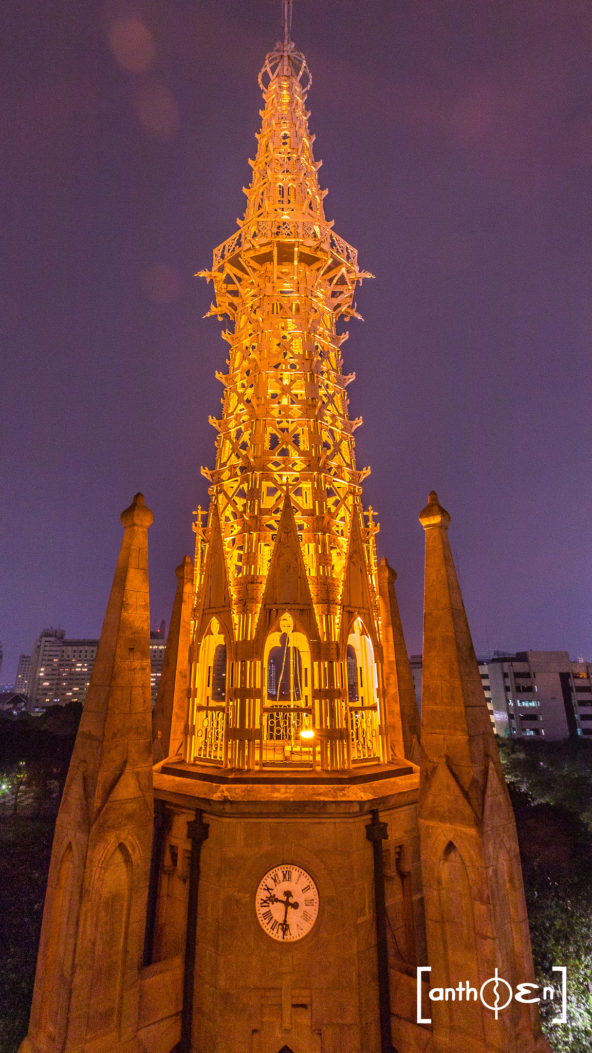 Sigma 10-20mm F3.5 EX DC HSM sample photo. Cathedral jakarta night shoot photography