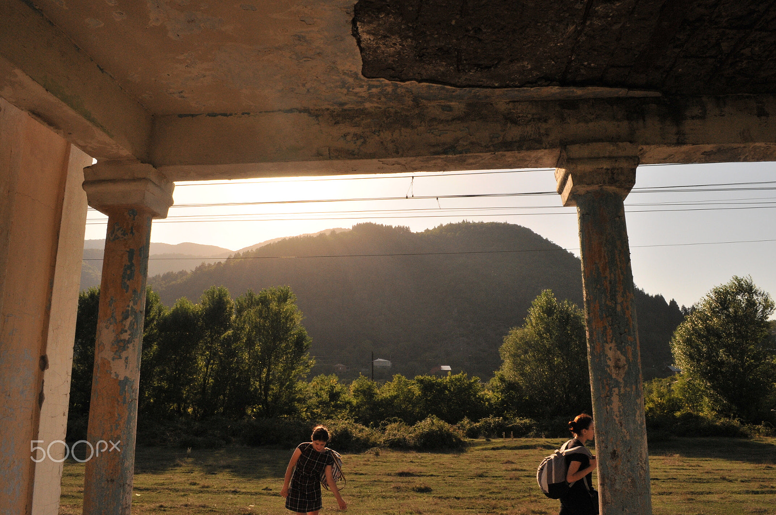Nikon D300 sample photo. Old platform (qvishxeti) photography