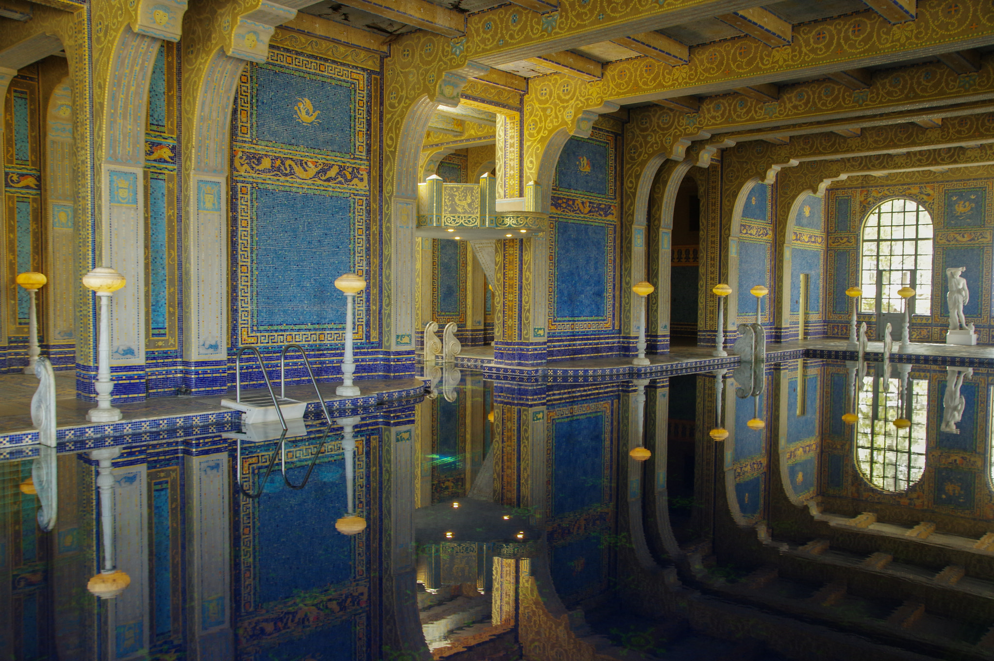 Pentax K-3 sample photo. Roman pool, hearst castle photography