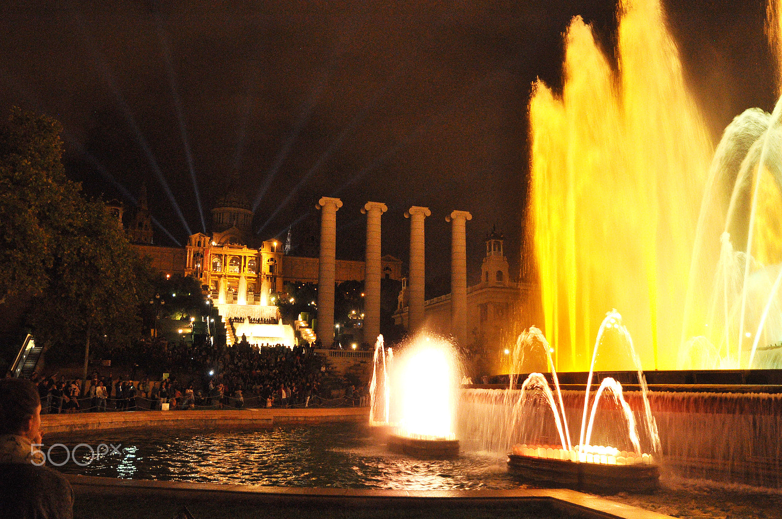 Nikon D90 sample photo. Lights and water photography