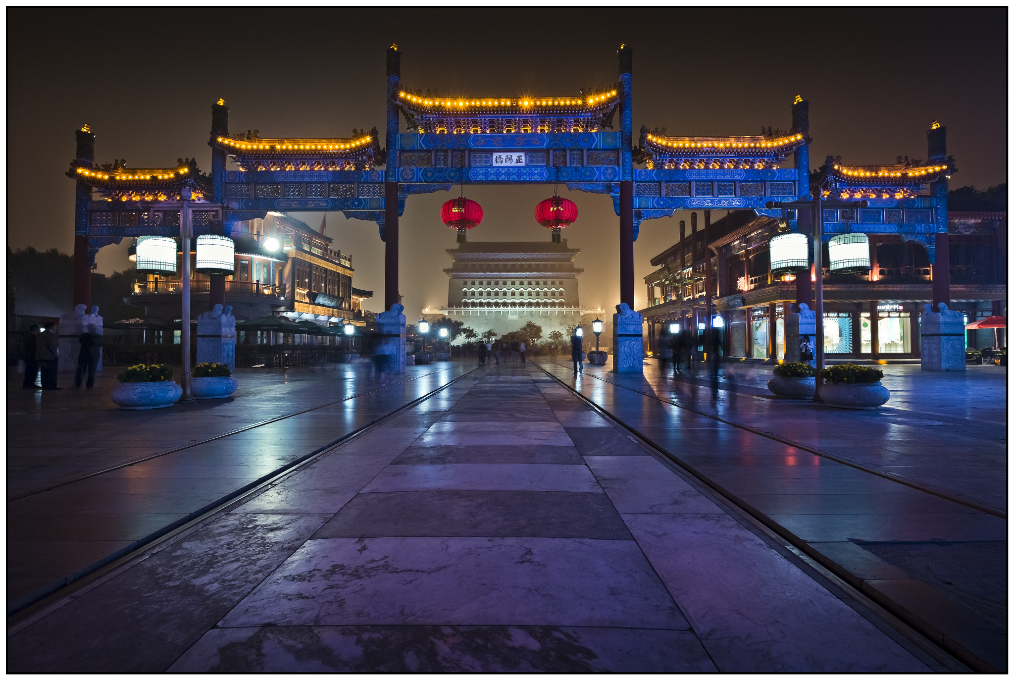 Canon EOS M sample photo. Zhengyang bridge, china town, beijing, china. photography