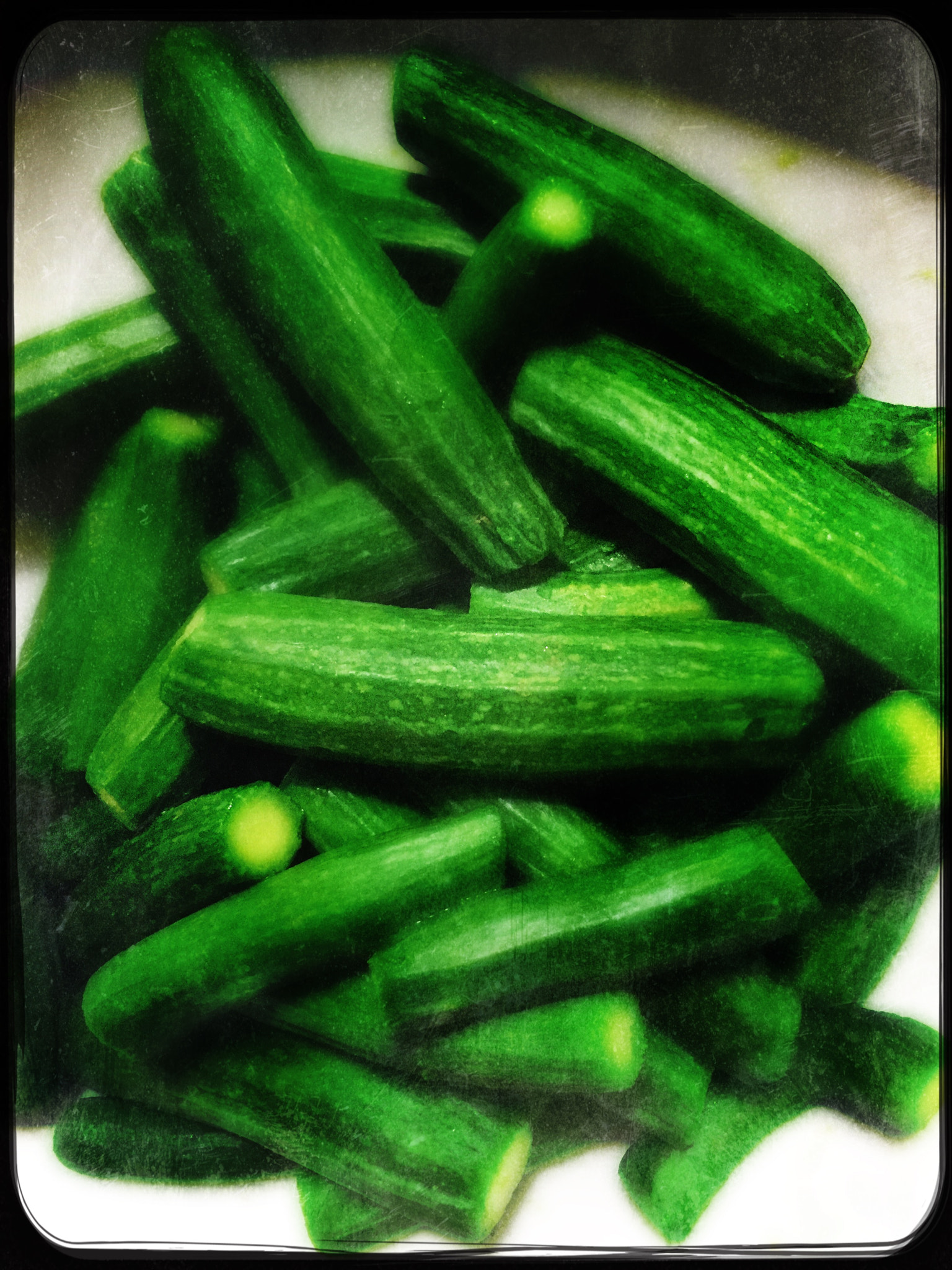 Hipstamatic 334 sample photo. Zucchine photography