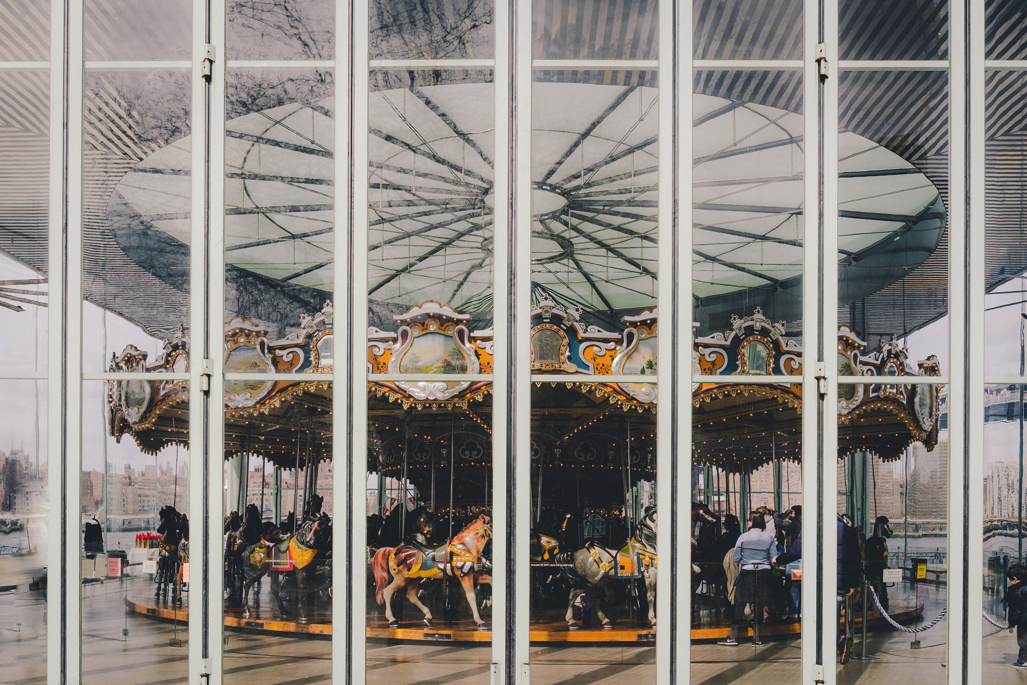 Sony a7 II sample photo. Jane's carousel@nyc dumbo photography