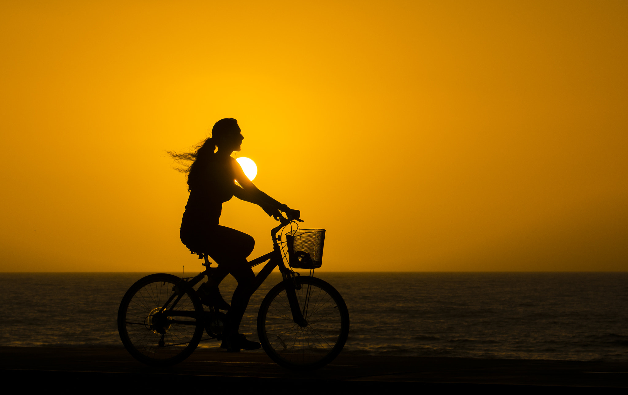 Nikon AF-S Nikkor 70-200mm F2.8G ED VR II sample photo. Riding at sunset photography