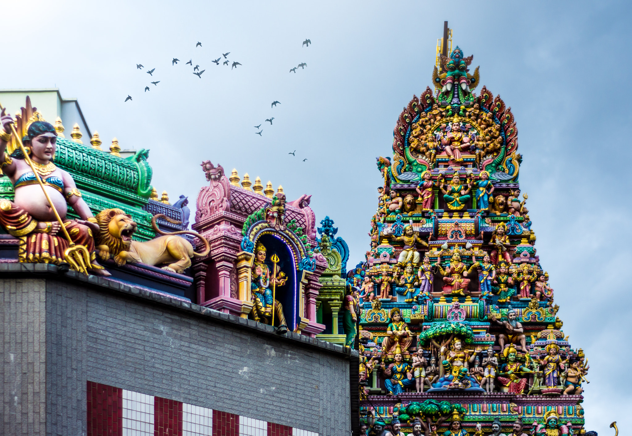 Nikon AF Nikkor 50mm F1.8D sample photo. Sri veeramakaliamman temple photography