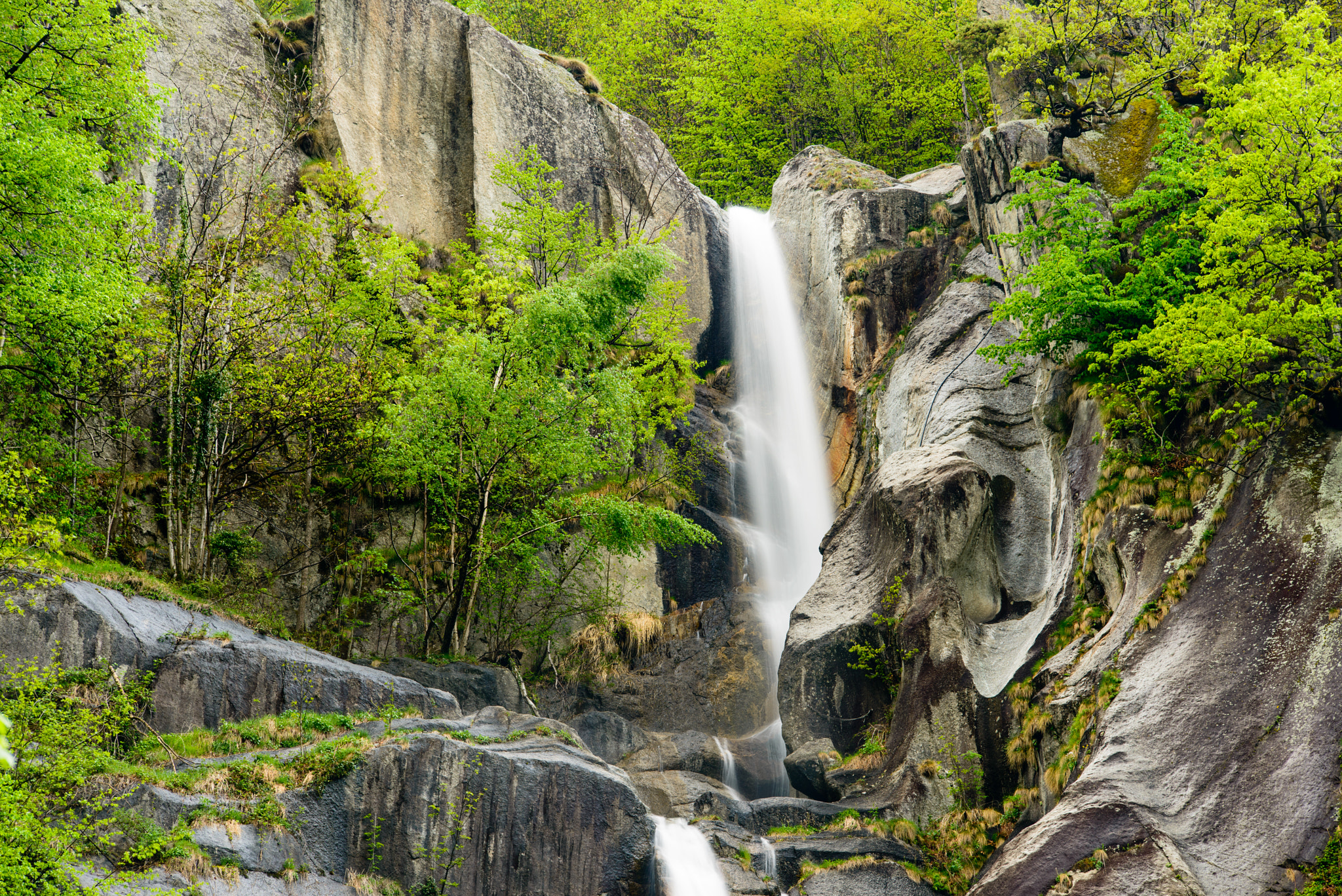 Nikon D800 sample photo. Val bianca waterfall photography