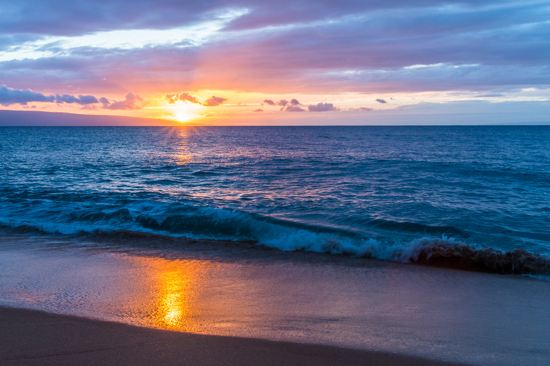Canon EF 24-70mm F2.8L II USM sample photo. Sunset ka'anapali beach photography