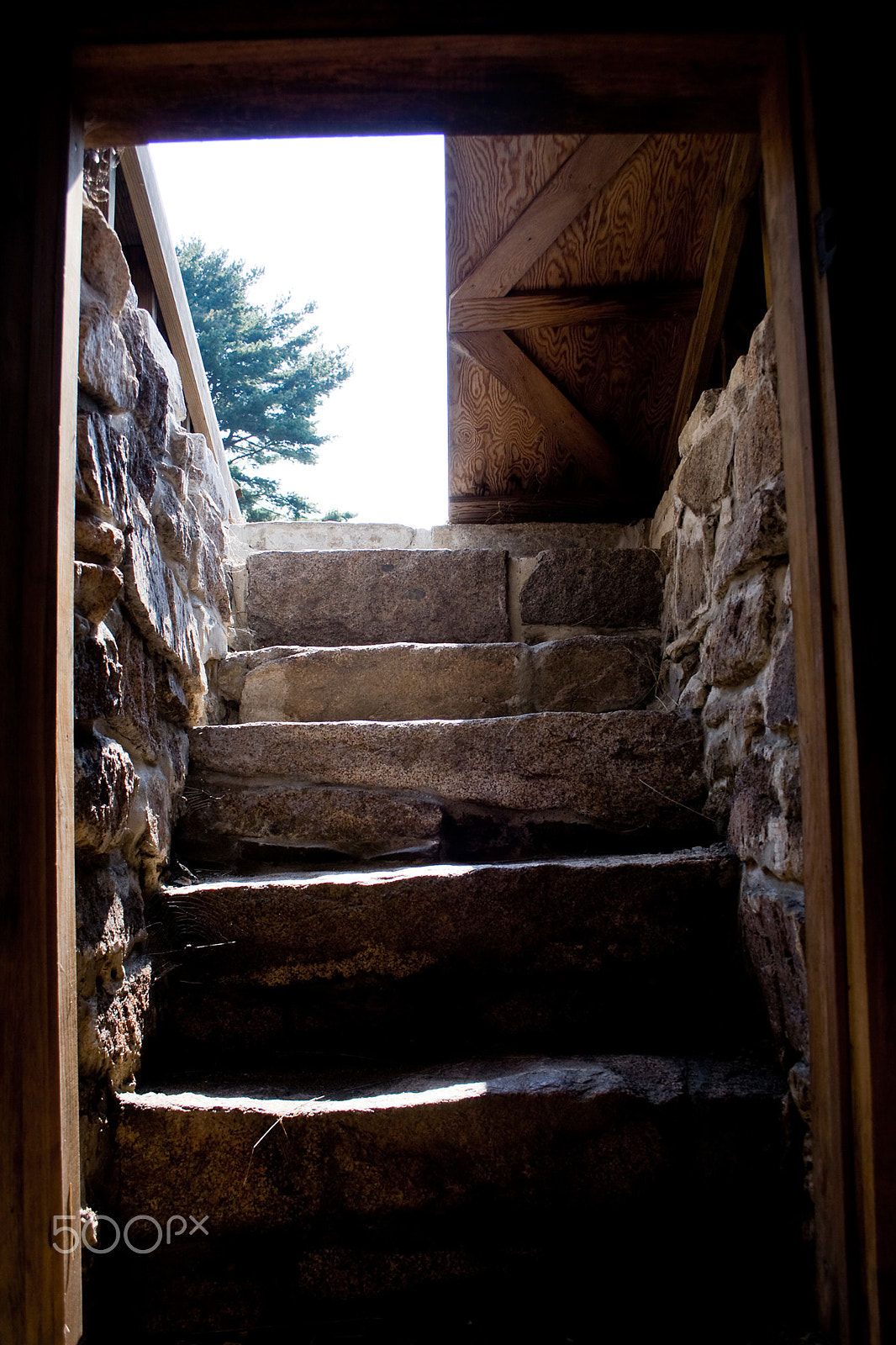 Canon EOS 400D (EOS Digital Rebel XTi / EOS Kiss Digital X) sample photo. Steps and entrance to traditional root cellar photography