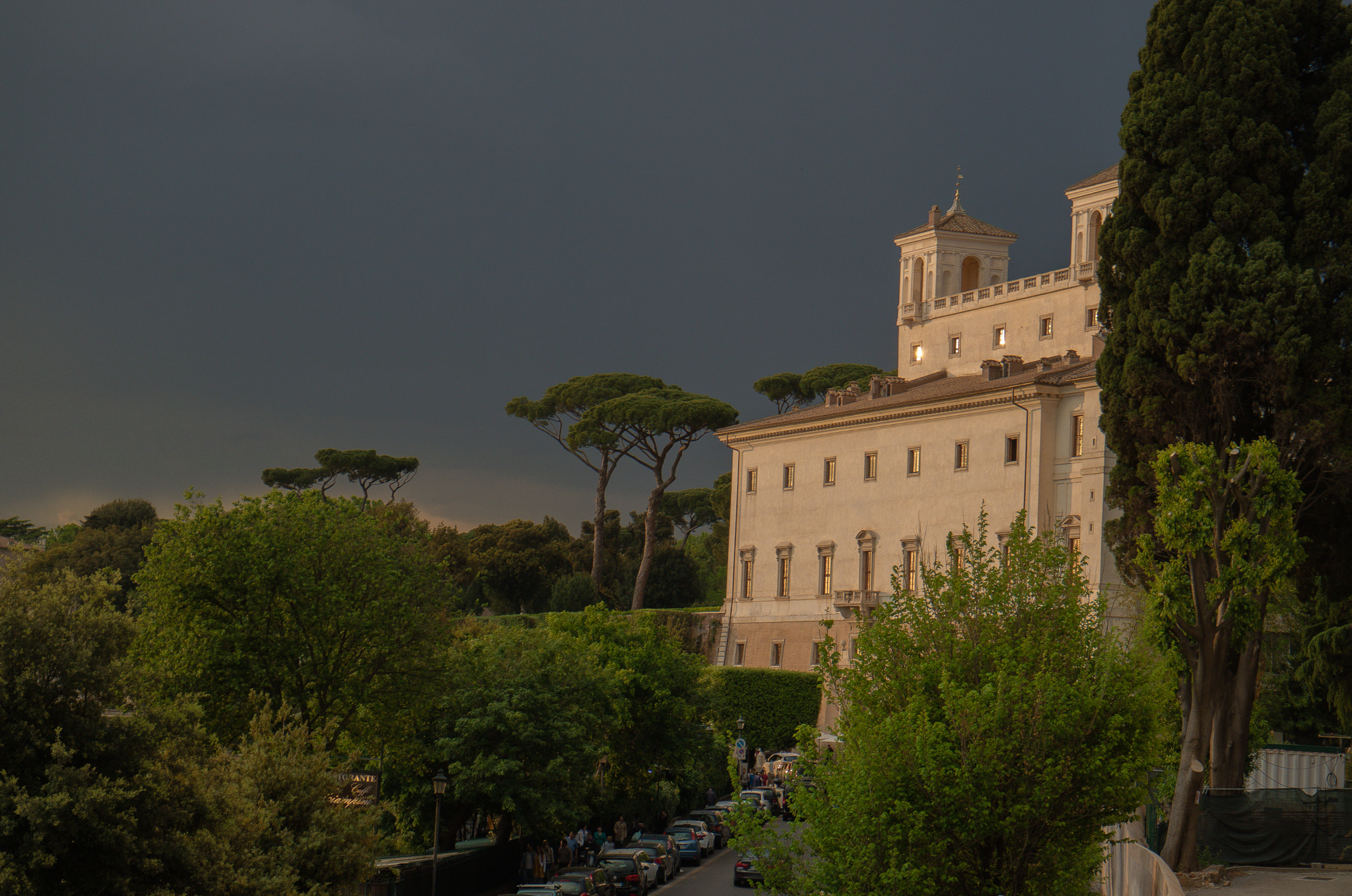 Canon EOS M3 sample photo. Villa medici al tramonto photography