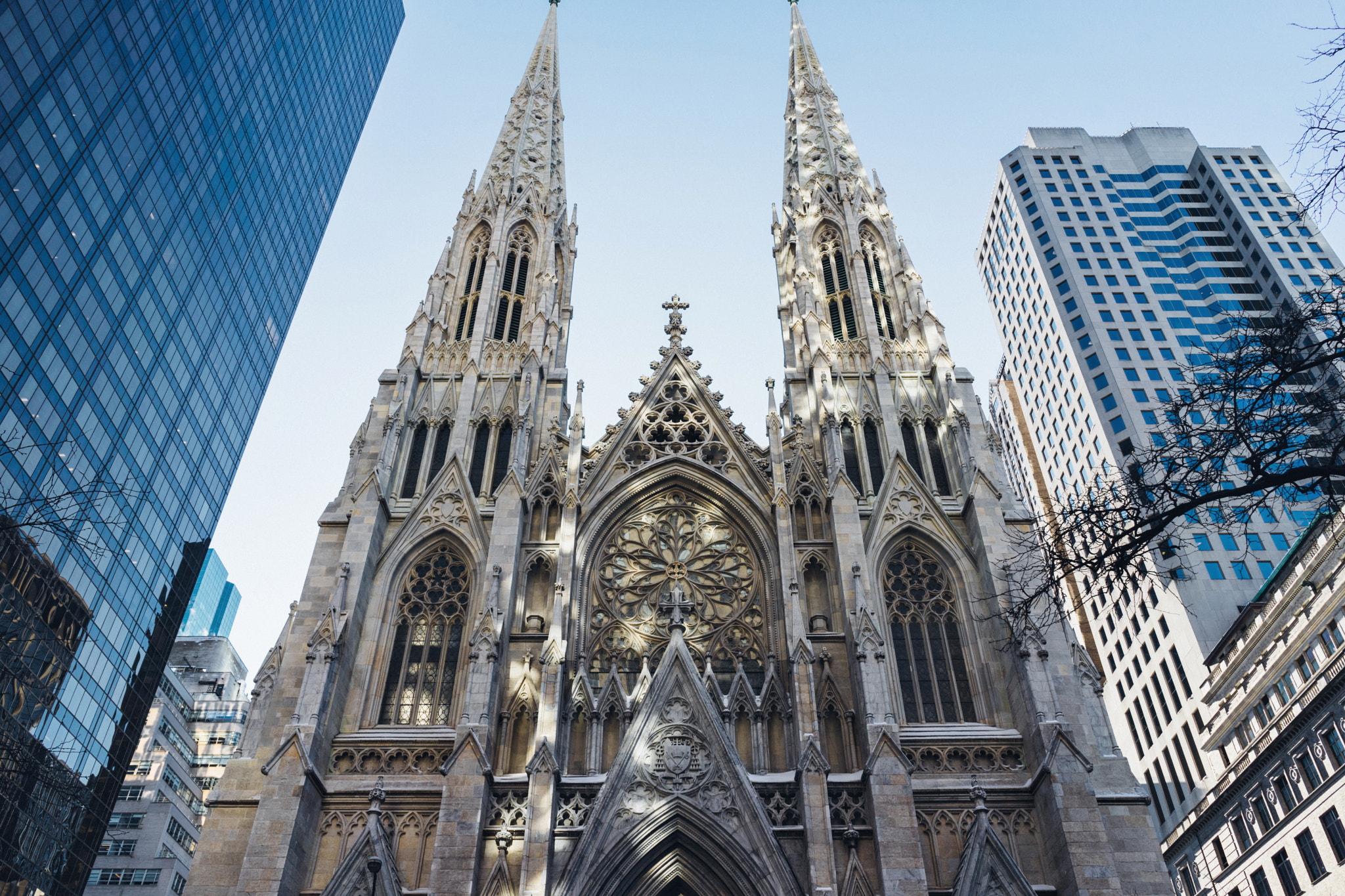 Sony a7 II sample photo. St. patrick's cathedral, new york city photography