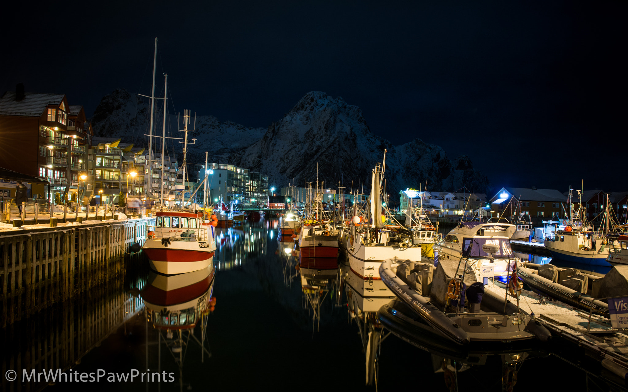 Nikon D7100 sample photo. Svolvaer harbour photography