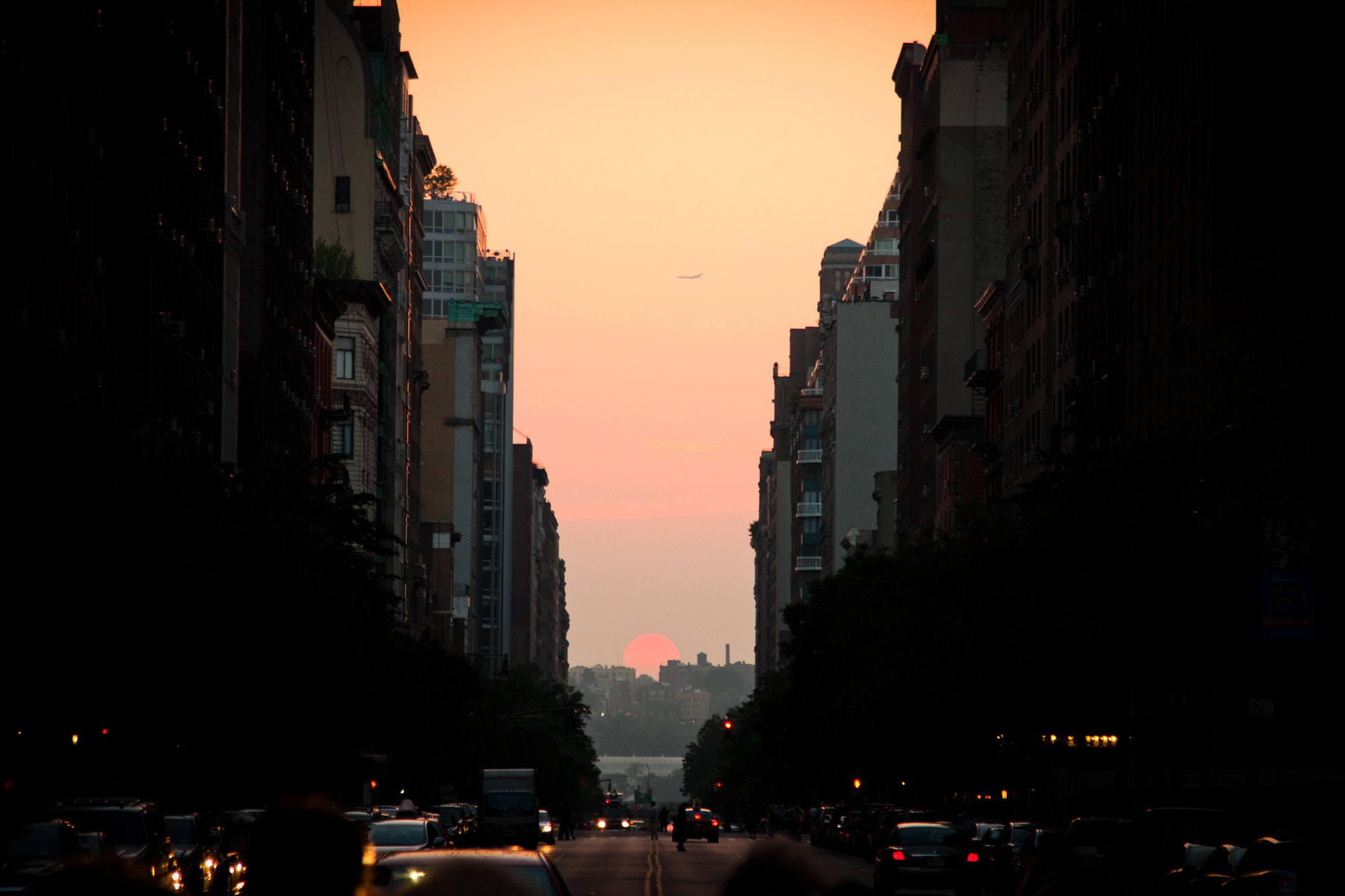 Canon EOS 40D + Canon EF 24-105mm F4L IS USM sample photo. Manhattanhenge, new york photography